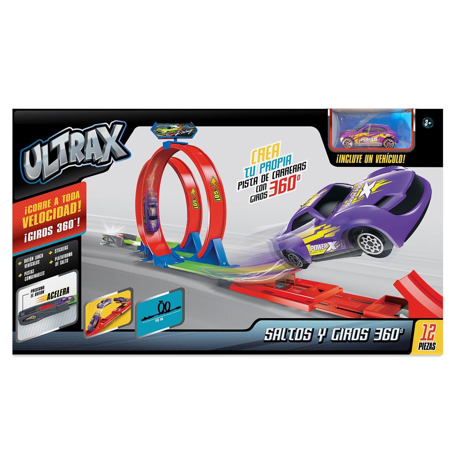 Pista Saltos y Giros de 360° de Ultrax - Vive la emoción de las acrobacias y carreras extremas-4