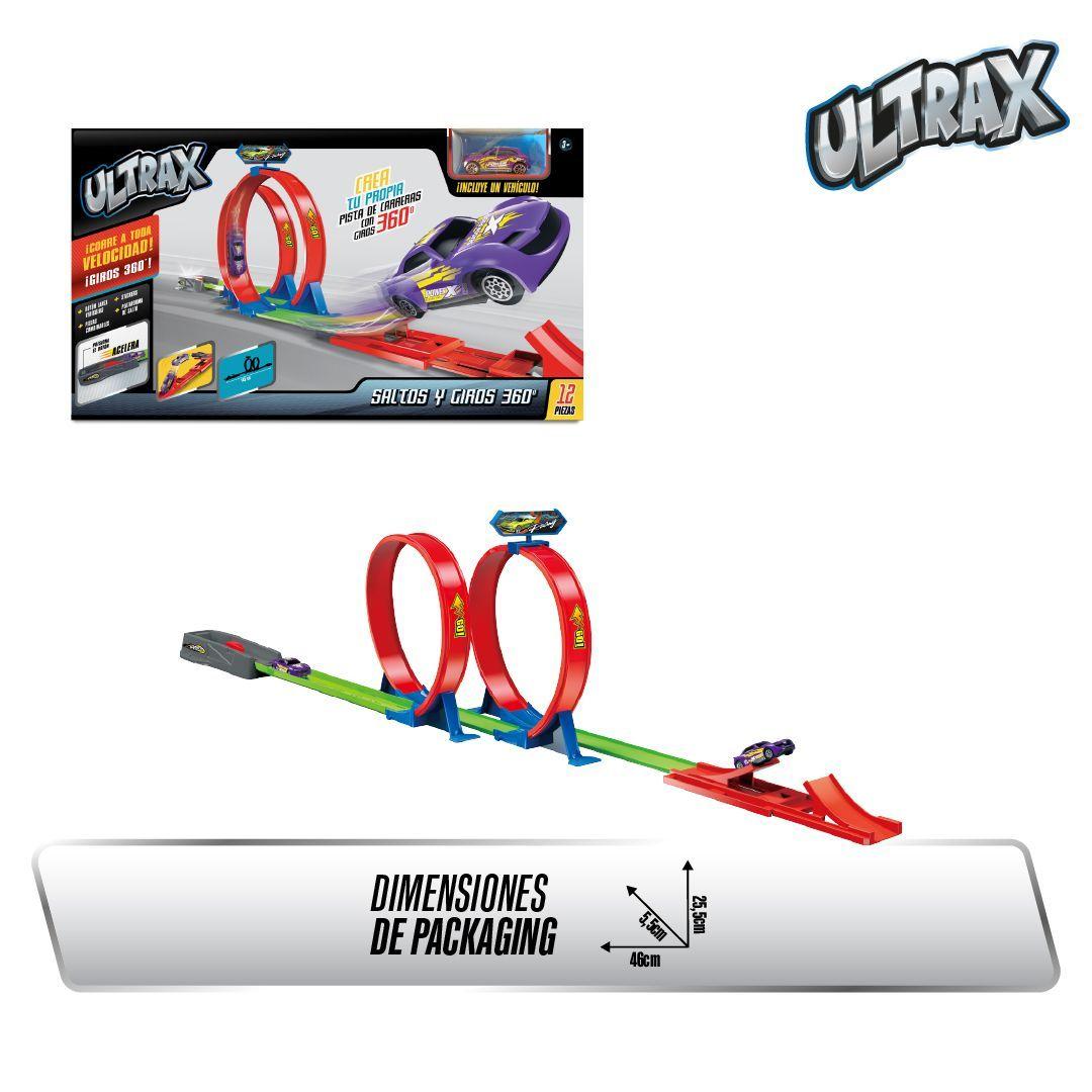 Juguete Pista Saltos y Giros de 360° de Ultrax-2