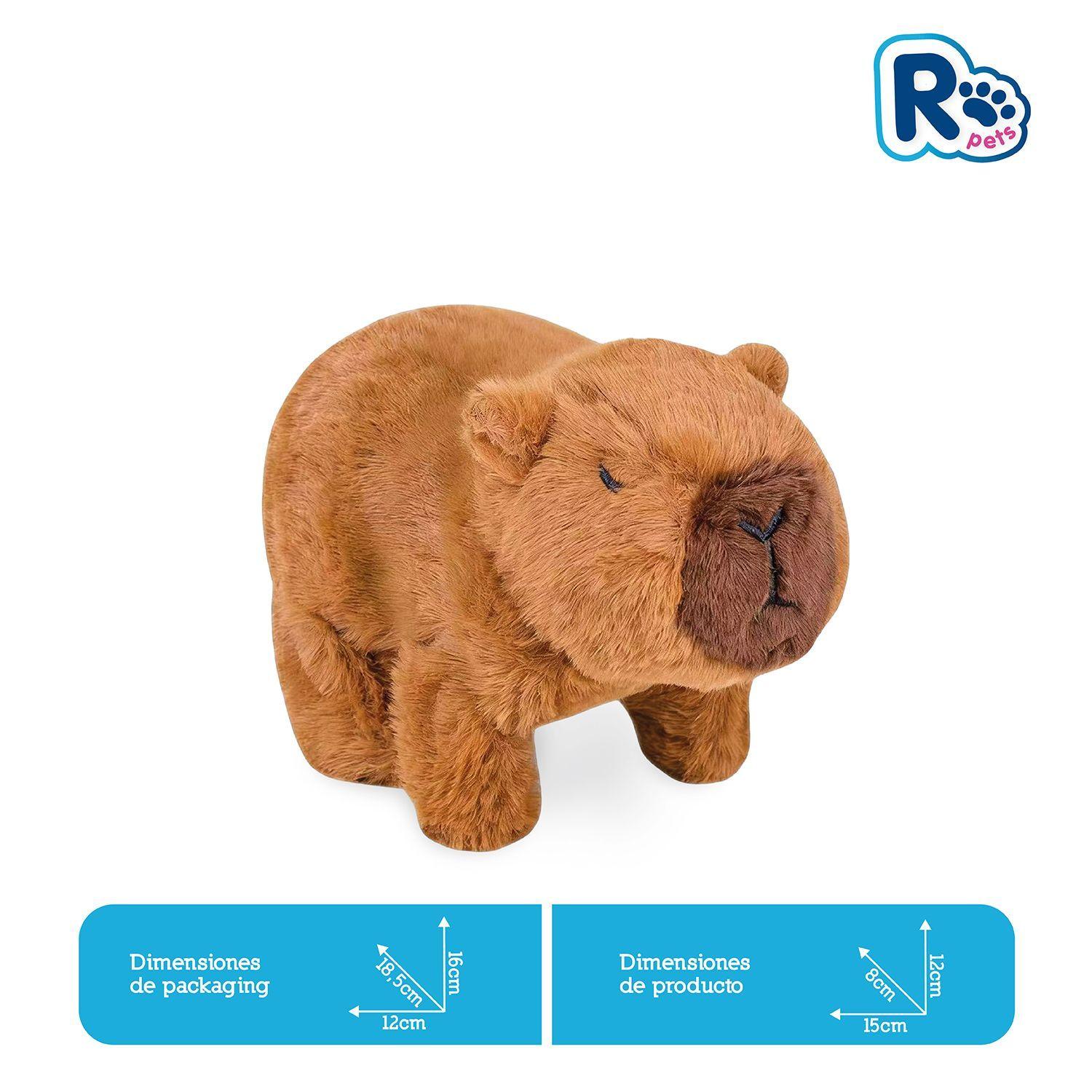 Peluche Interactivo Capibara con Sonido y Movimiento-2