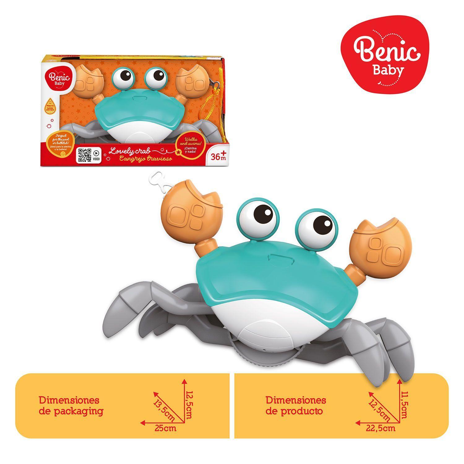 Juguete Cangrejo para el baño Bebés-3