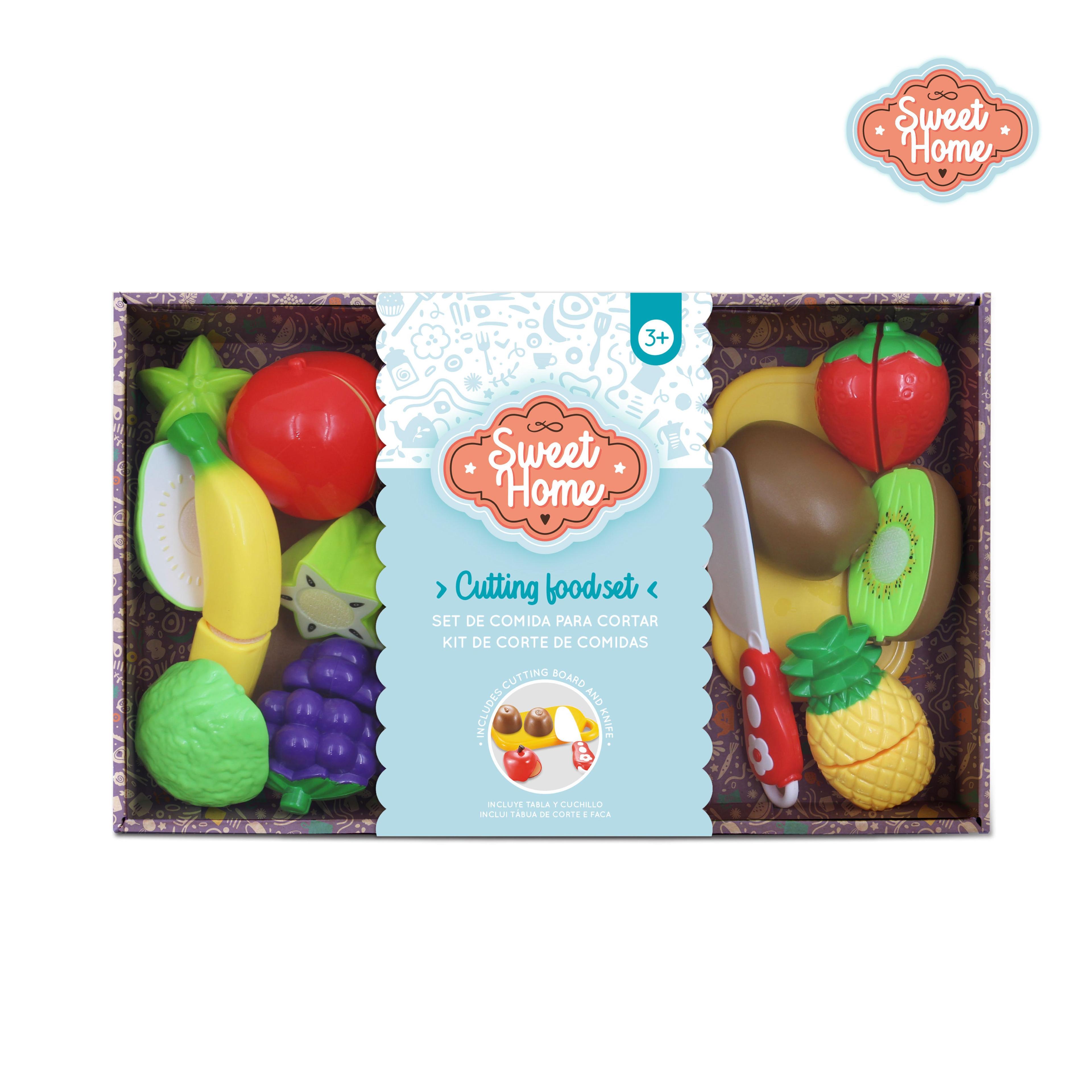 ¡Corta, Cocina y Aprende! Set de Alimentos para Cortar con Velcro y Accesorios -2