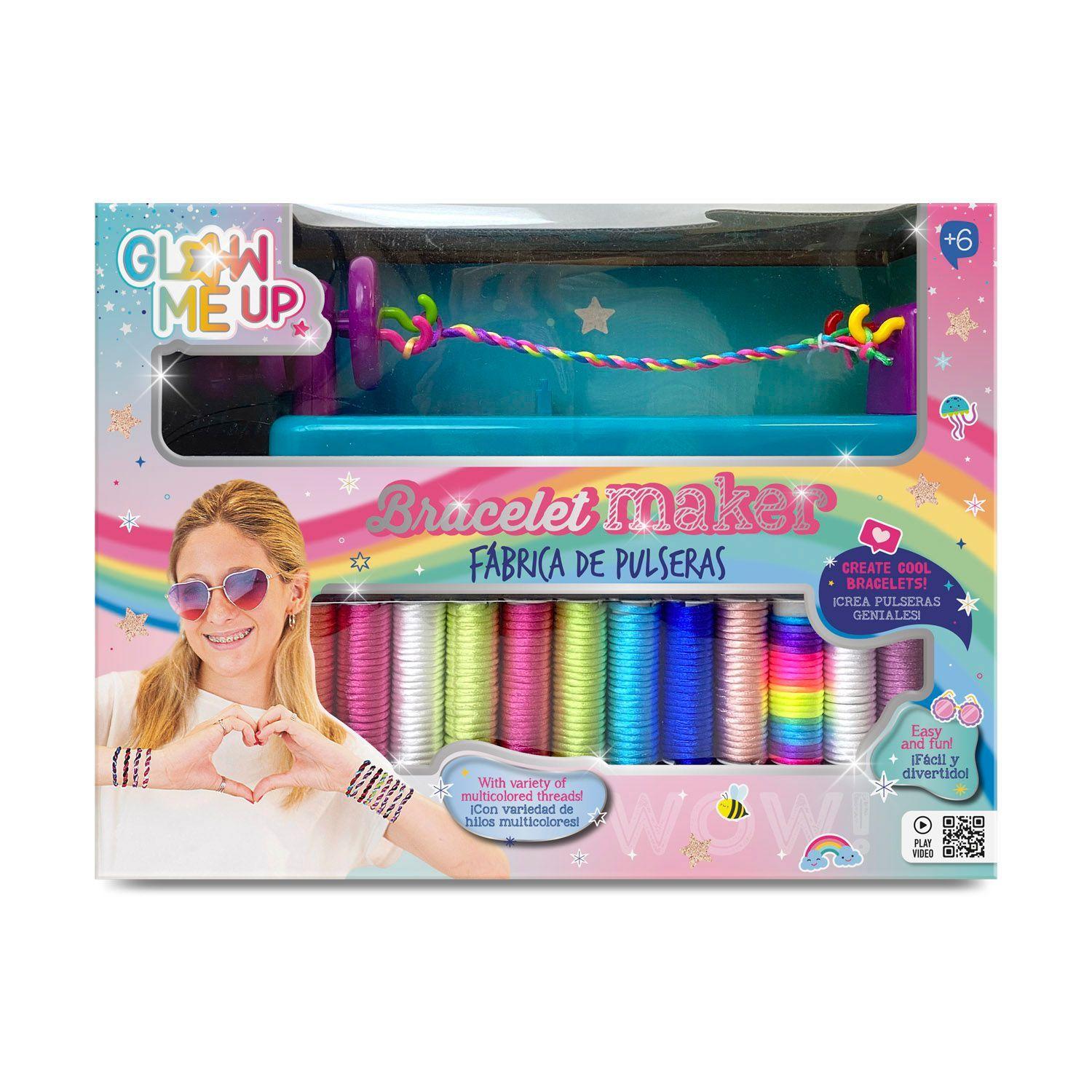  Creador de Pulseras Giratorias – Máquina con Hilos, Mostacillas y Accesorios-3