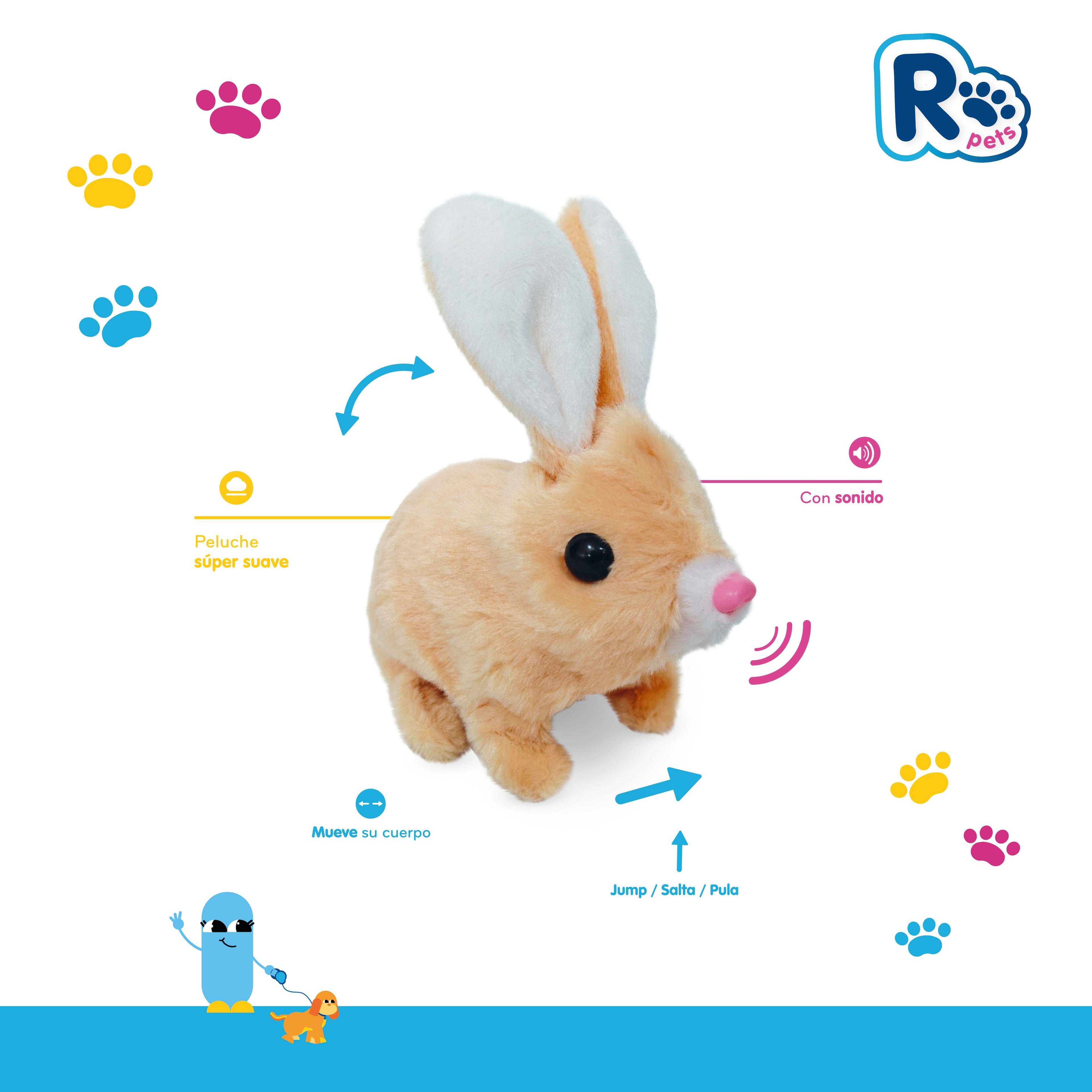 Peluche Interactivo Conejo con Sonido y Movimiento-4