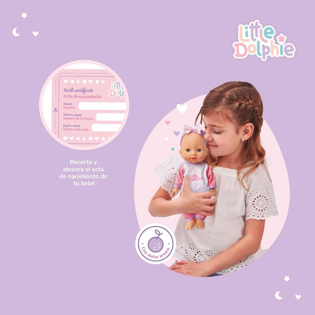 Muñeca Bebé con Carrito Plegable de Paseo-4