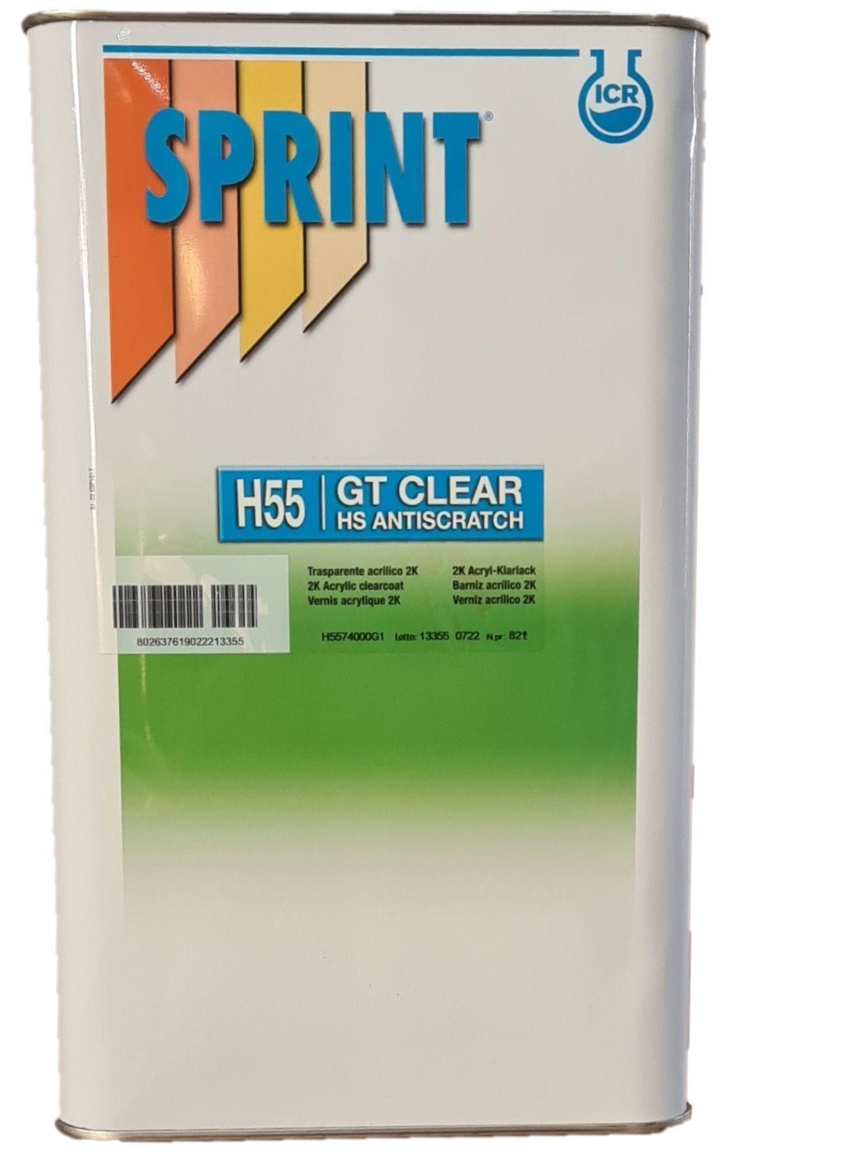 BARNIZ SPRINT H55 GT CLEAR HS 5L-0
