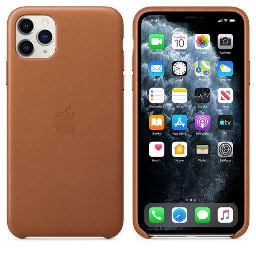 Carcasa Iphone 11 Pro Max Leather Case Apple -0