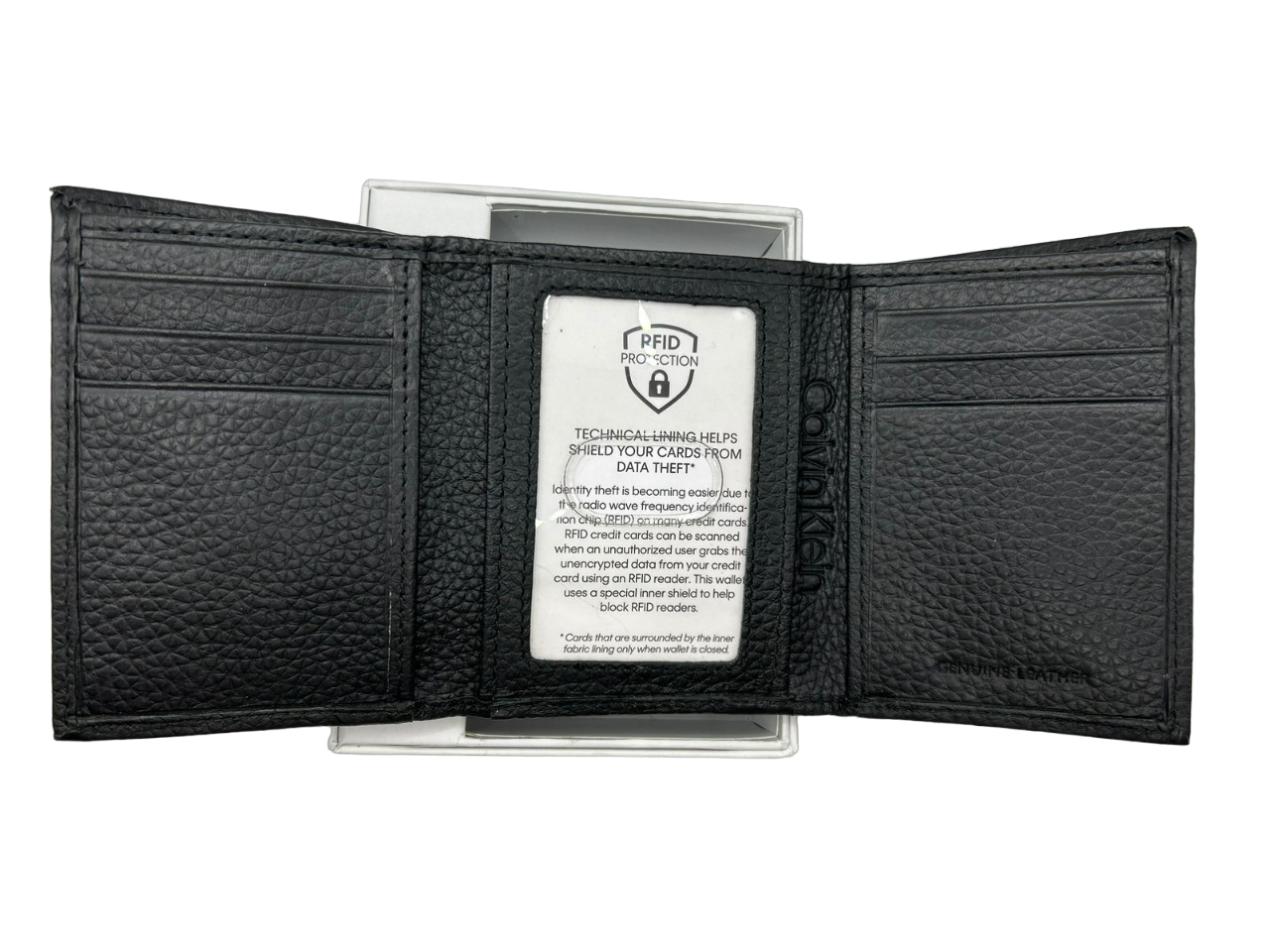 Billetera Hombre Black Urbana Calvin Klein 3 Cuerpos -1