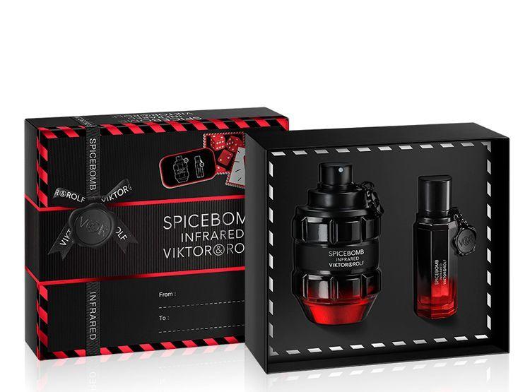 Perfume Spicebomb Infrared 90 ml Mas 20 ml Edt  Set Victor&Rolf -2