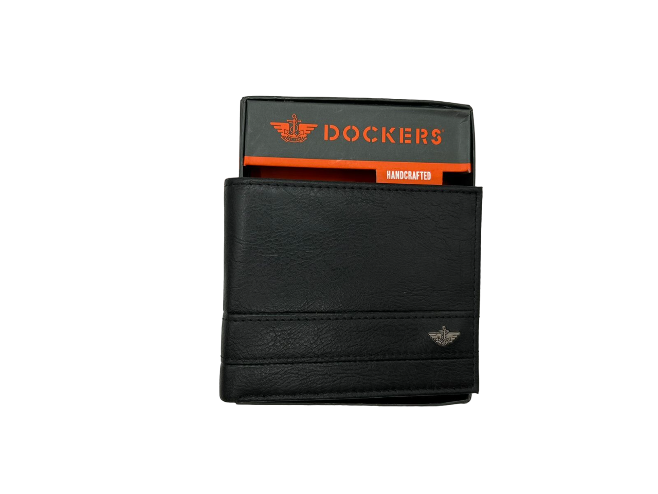 Billetera Dockers Hombre Negro Urbano -0