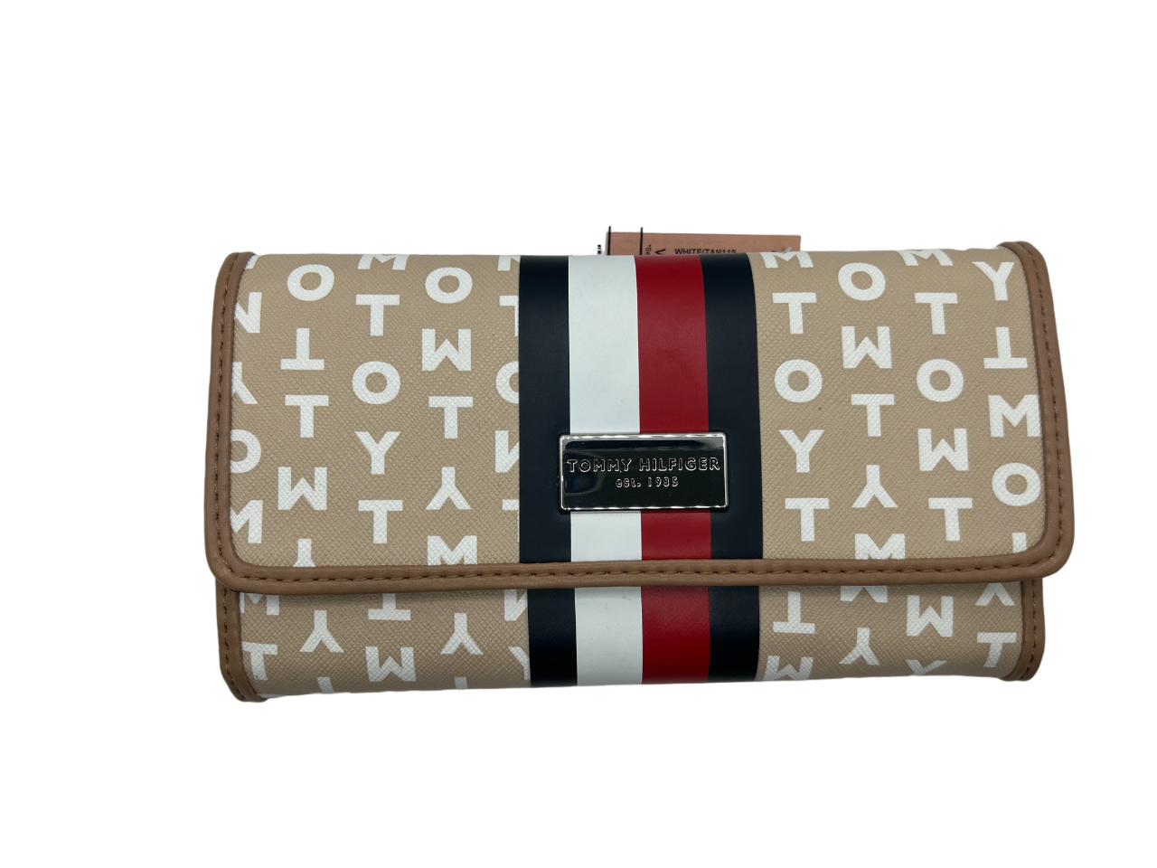 Billetera Tommy Hilfifer Mujer Tricolor Marrón -0