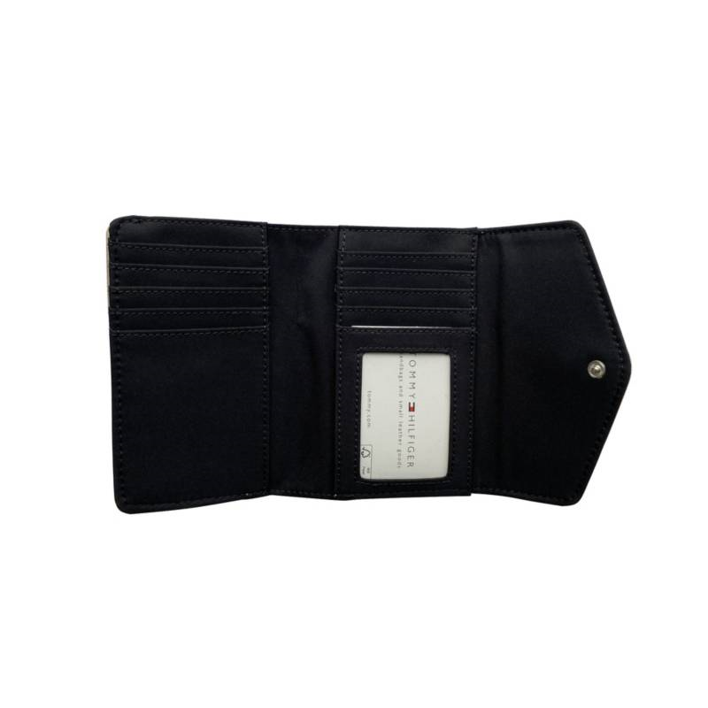Billetera Tommy Hilfiger Mujer Cream 3 cuerpos -1