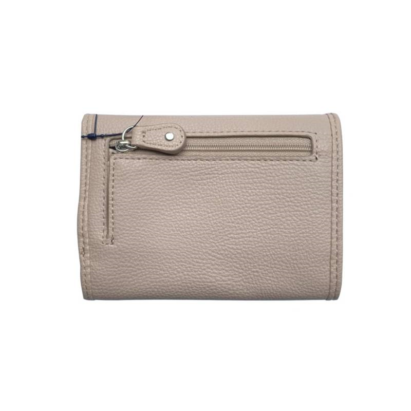 Billetera Tommy Hilfiger Mujer Cream 3 cuerpos -2