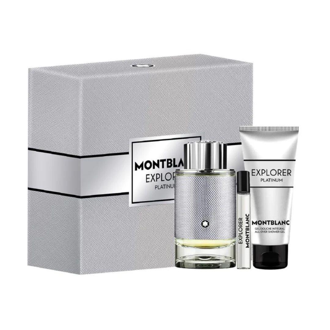 Montblanc Explorer Platinum 100 Ml Edp + 7,5 ml + Gel Ducha Set -1