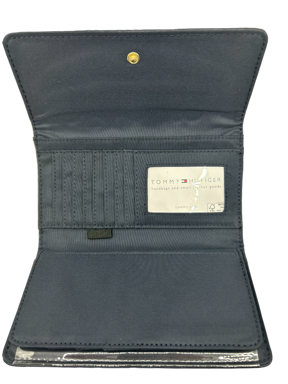 Billetera Mujer Tommy Hilfiger 3 Cuerpos Tricolor -1