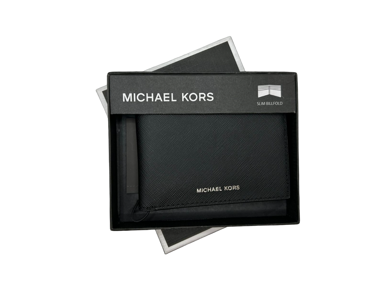 Billetera Hombre Michael Kors Negro Diamante -0
