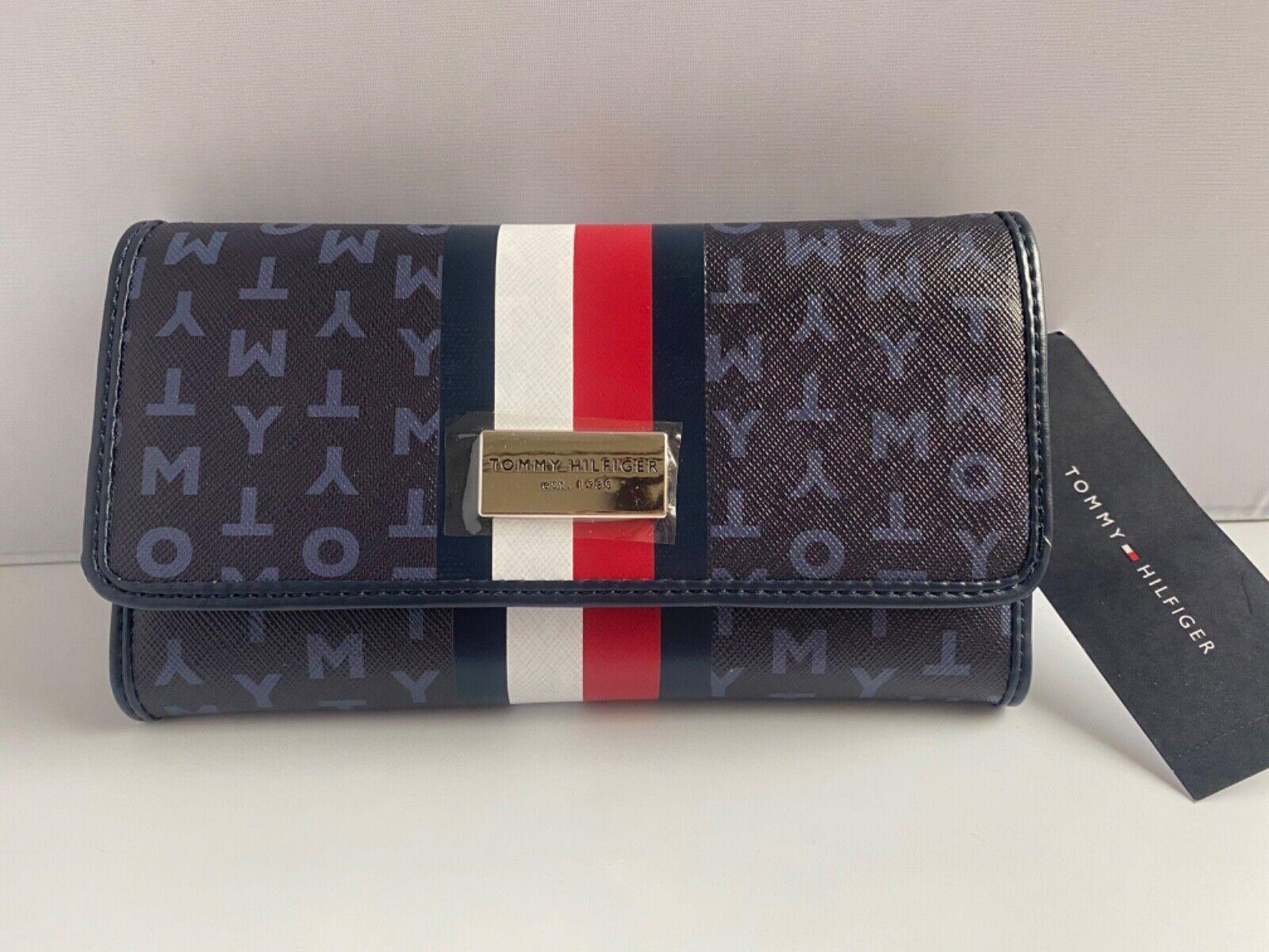 Billetera Tommy Hilfiger Mujer Estilo Chequera -1