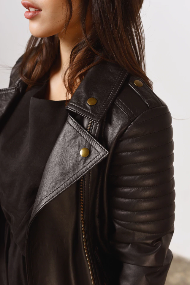Chaqueta Cuero Vacuno Argentino - Modelo Marta-4