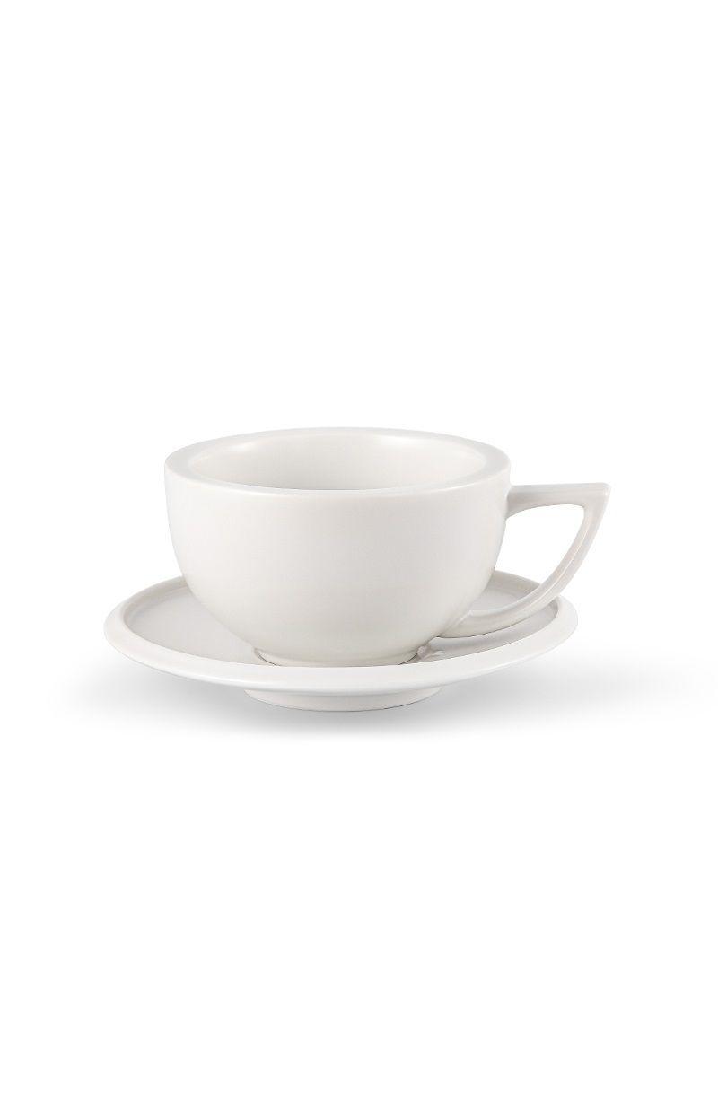 Taza De Cerámica + Plato - 280 Ml-0