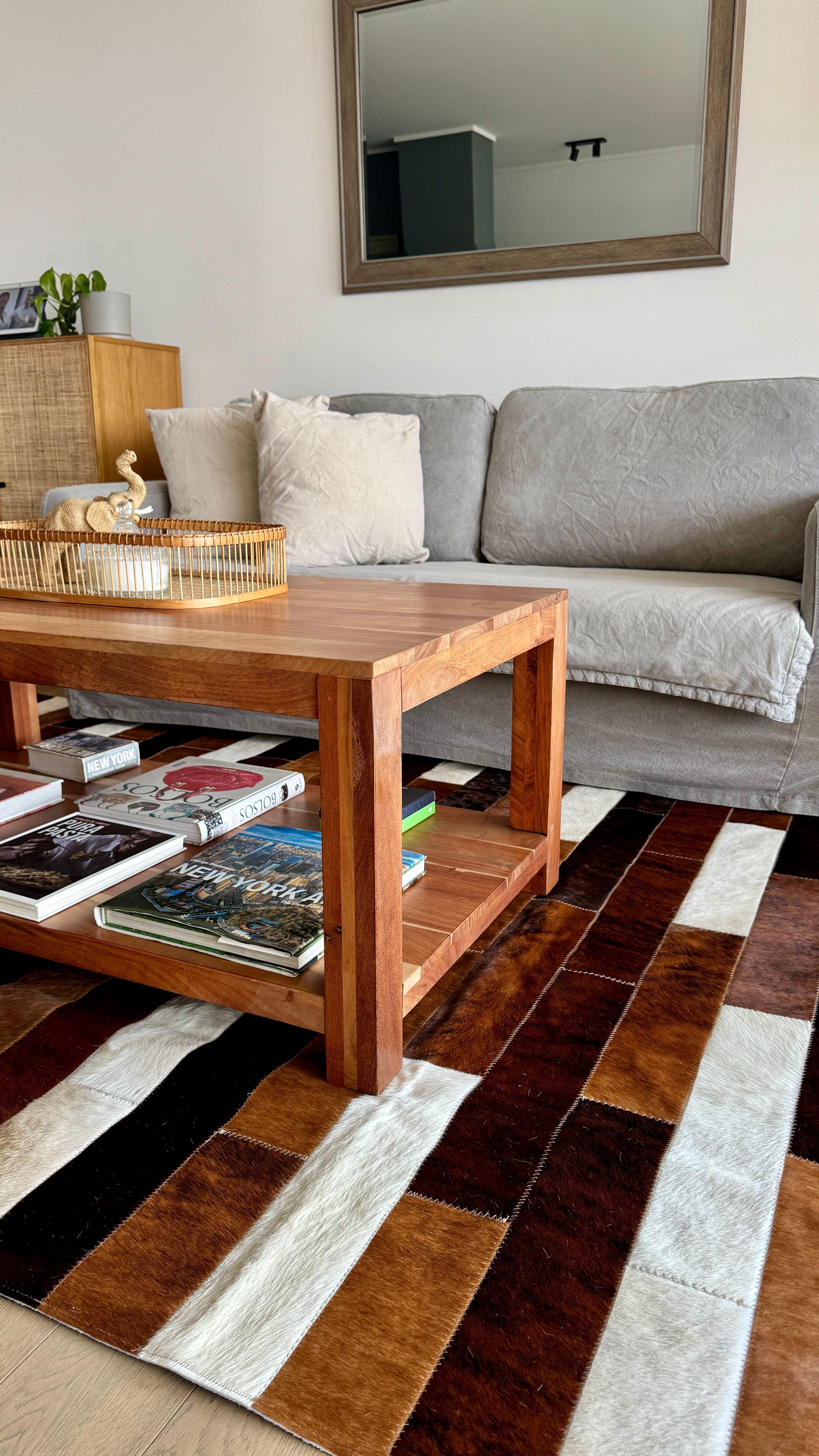 Alfombra Cuero Patchwork 170x220 #8-2