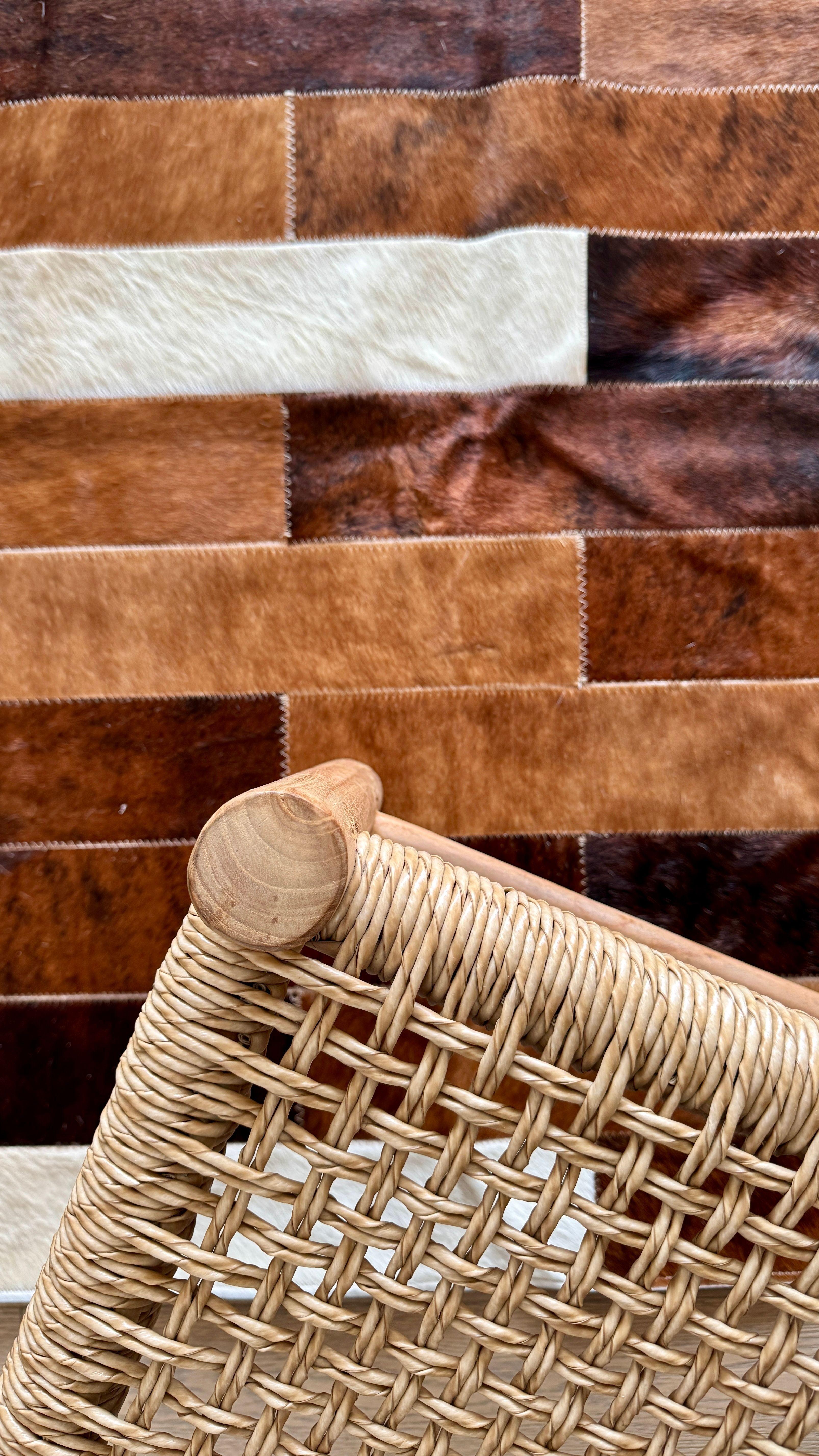 Alfombra Cuero Patchwork 170x220 #8-4