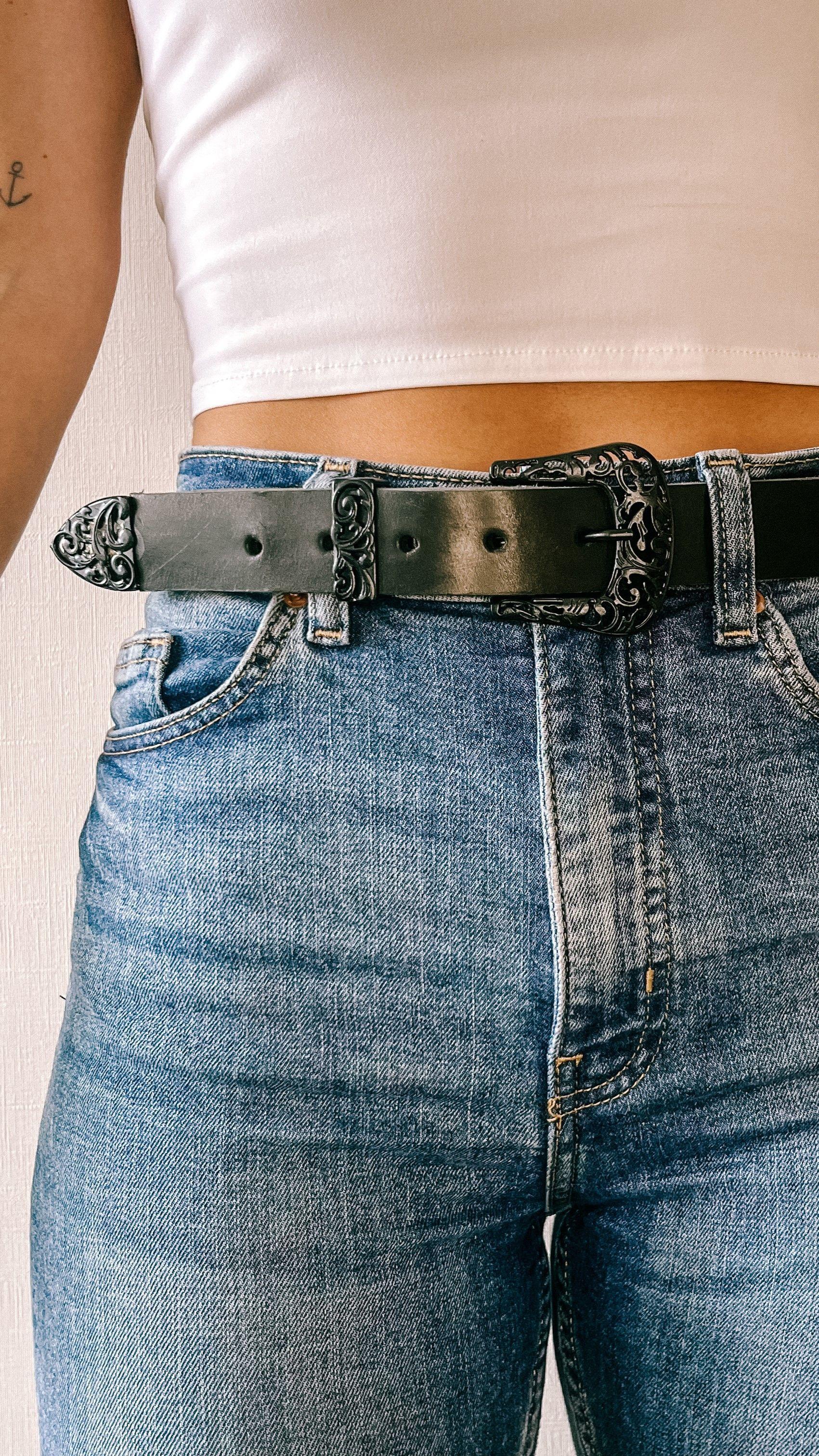 Cinturón Mujer Cuero 100% vaca argentino-1