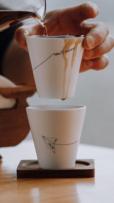 Taza Para Café O Infusiones - Diseño Avioncito - 120 Ml-2