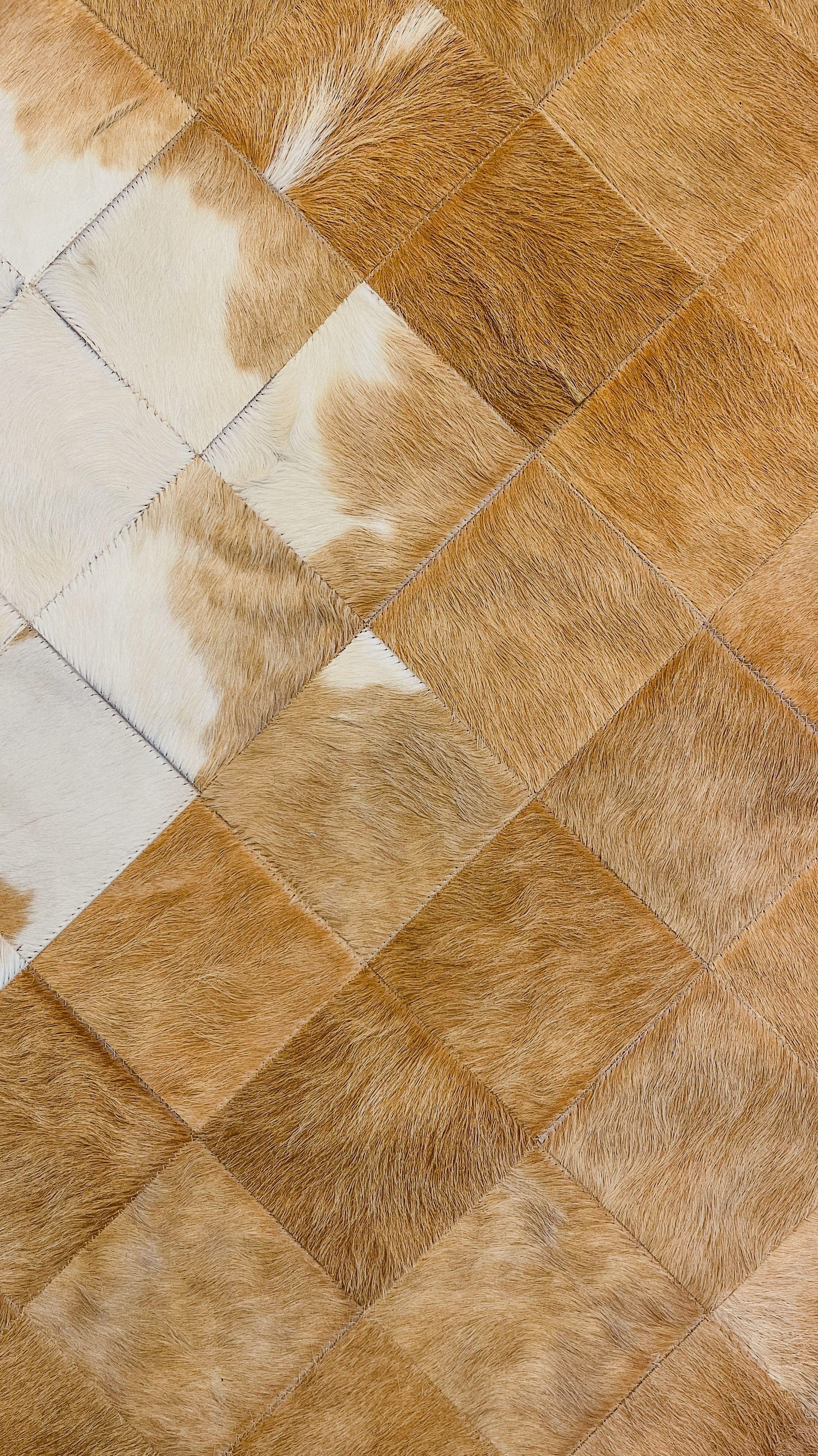 Alfombra Cuero Patchwork 120x180-0