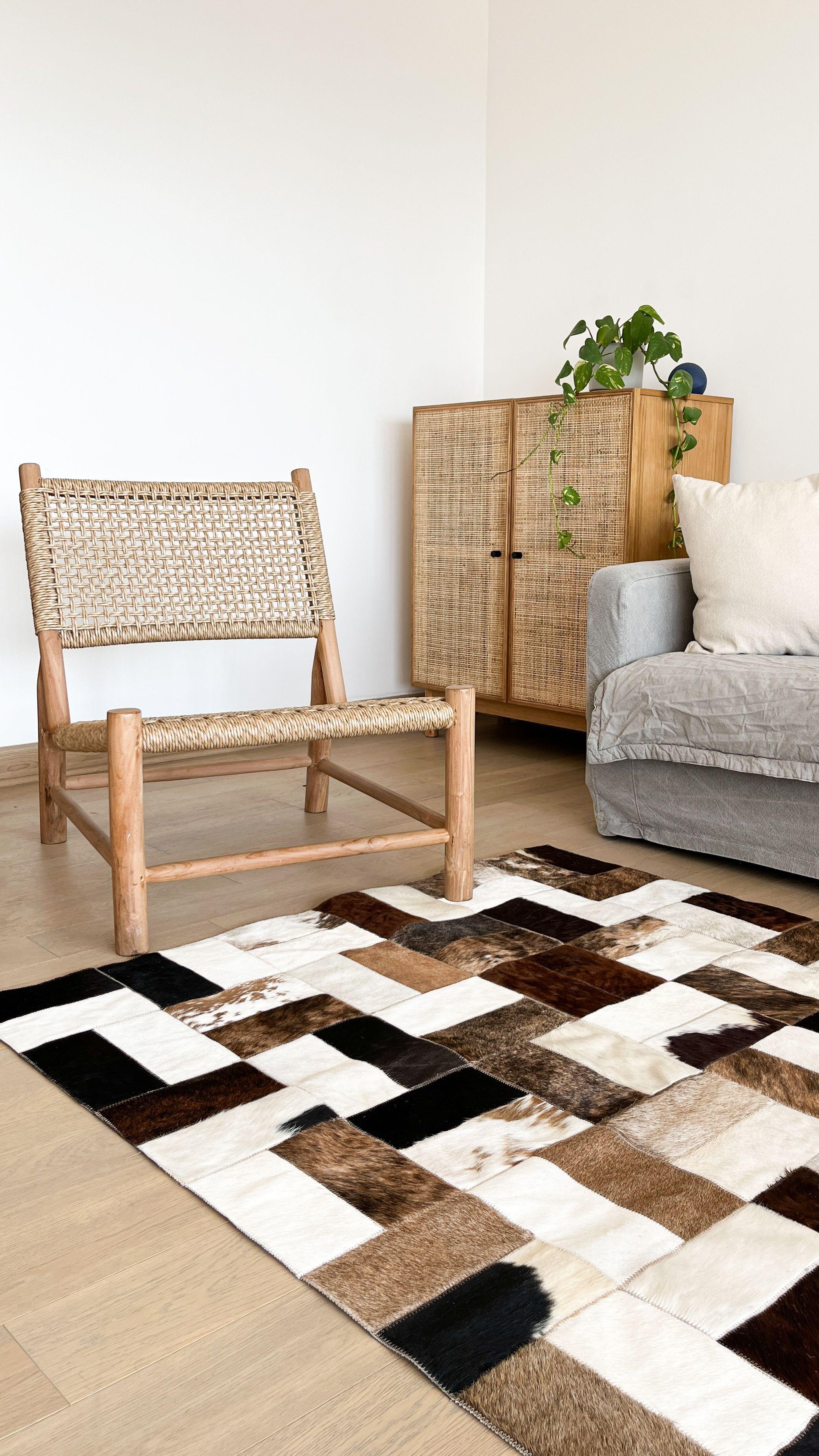 Alfombra Cuero Patchwork 120x180 #6-3