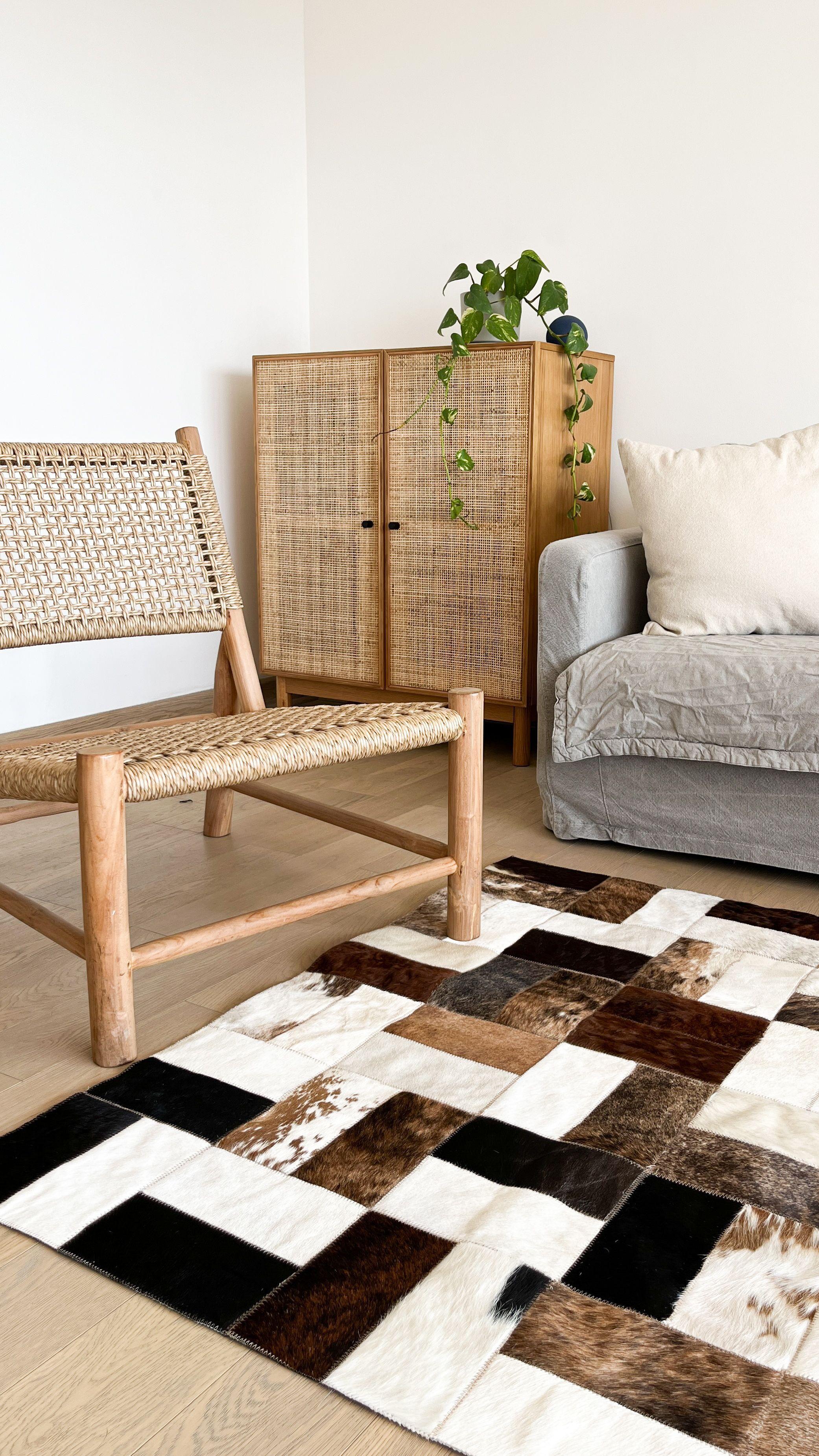 Alfombra Cuero Patchwork 120x180 #6-4