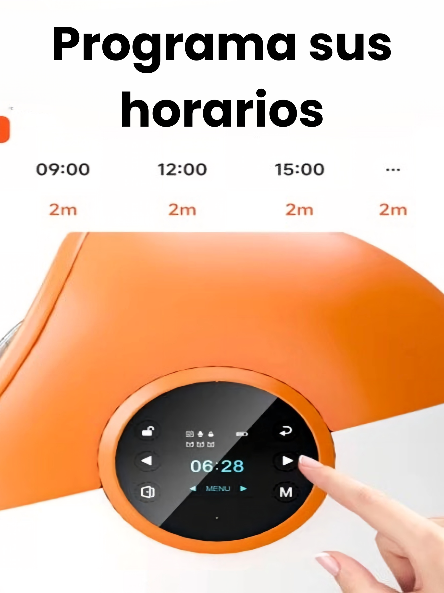 Comedero autom tico inteligente con collar RFID Programable anti robo de comida-5