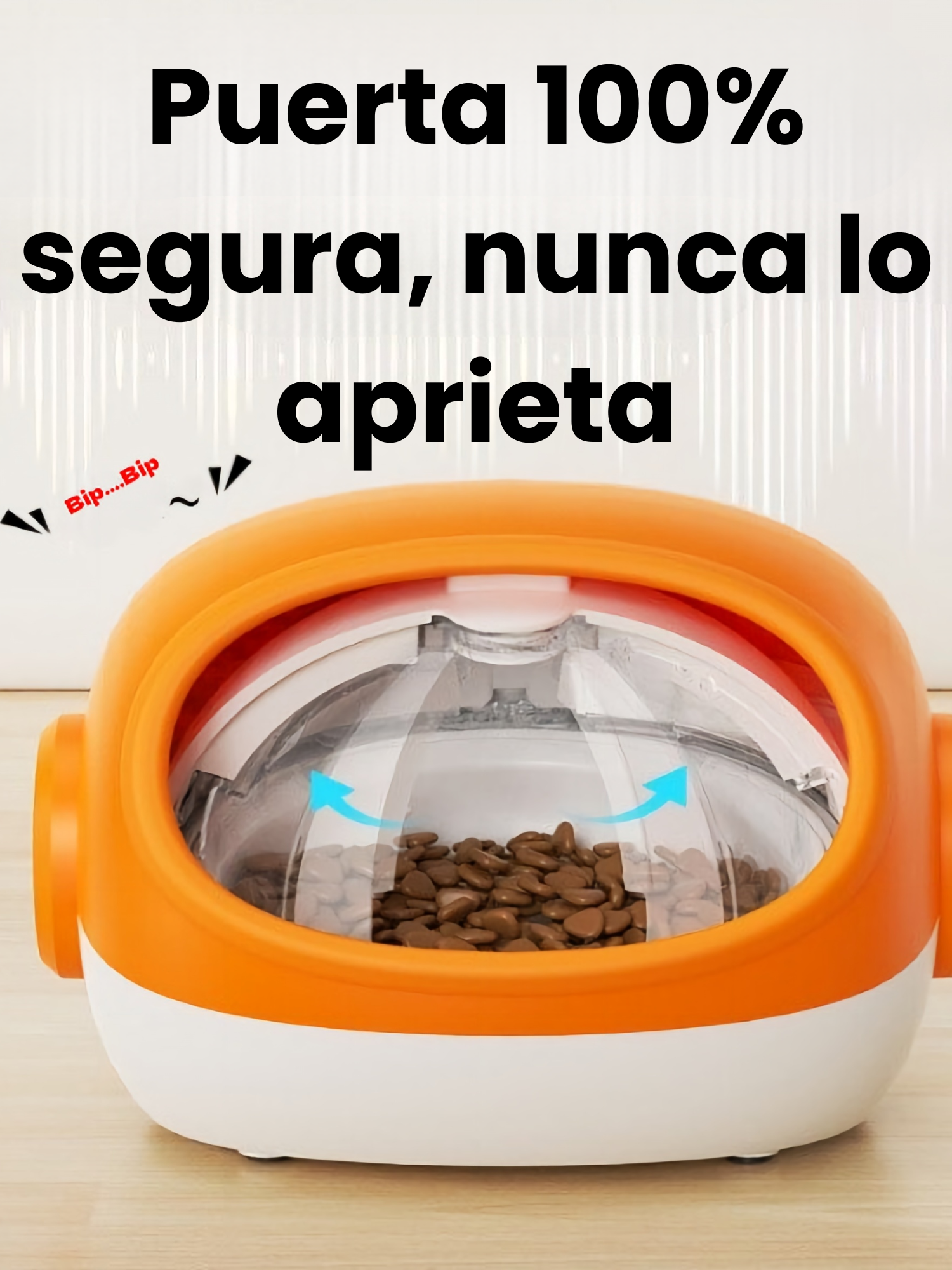 Comedero autom tico inteligente con collar RFID Programable anti robo de comida-6