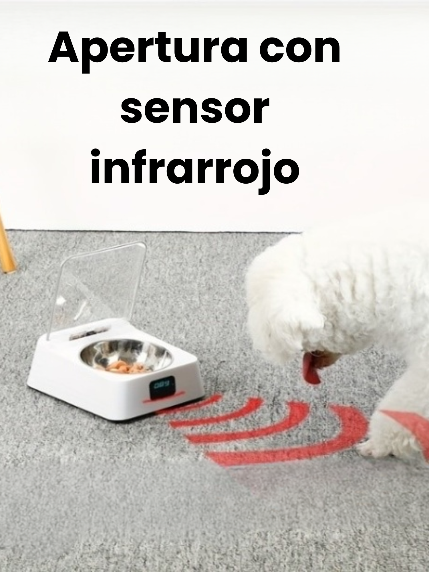 Comedero Autom tico Con Tapa Y Sensor Infrarrojo-3