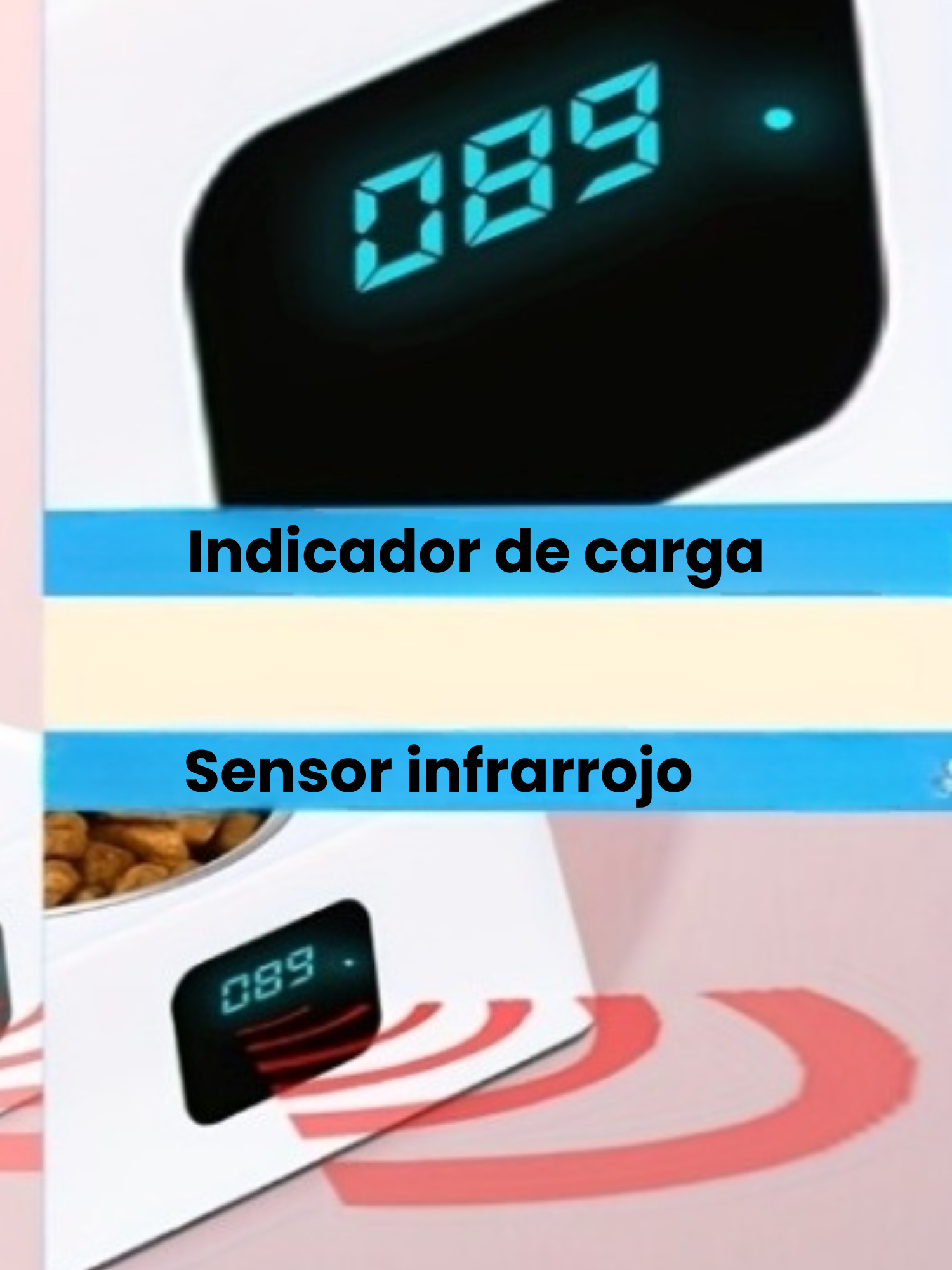 Comedero Autom tico Con Tapa Y Sensor Infrarrojo-5