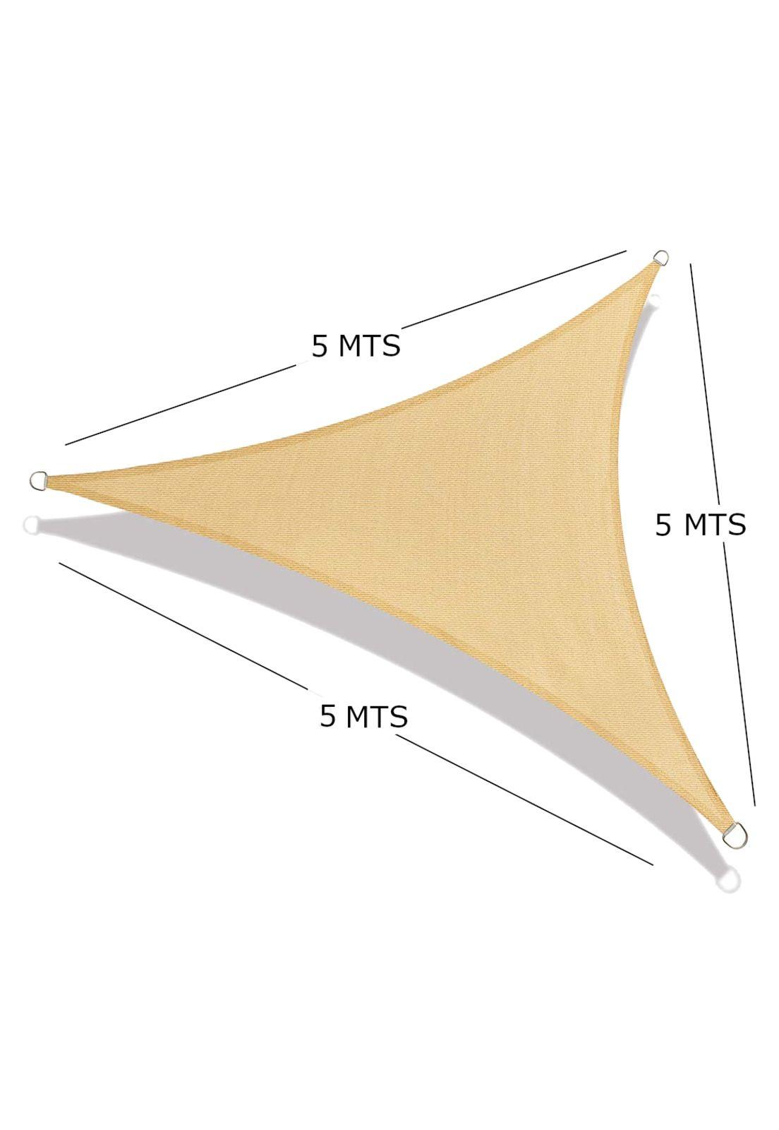 TOLDO QUITASOL TRIANGULAR 5x5x5 MT MALLA BEIGE-1