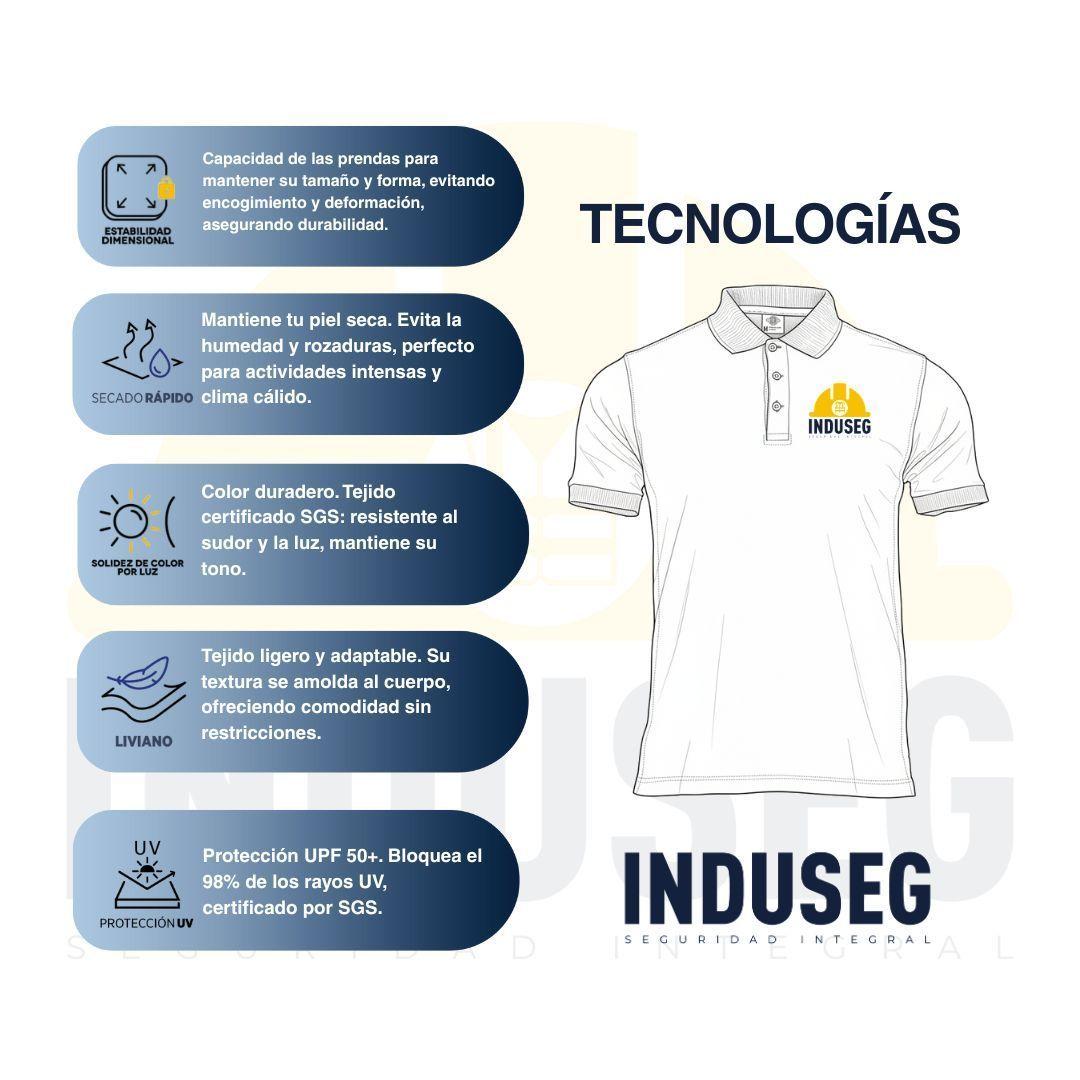 Polera Piqué Hombre Premium Dry Fresh Manga Corta 60/40-6