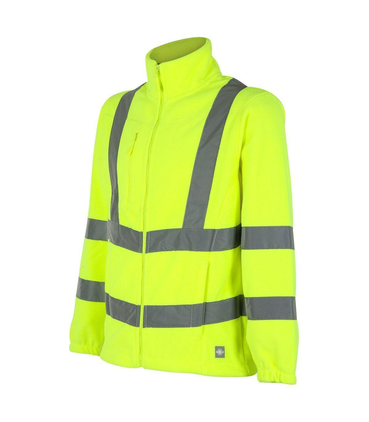 Micropolar Térmico Hombre Alta Visibilidad Cinta Reflectante-4
