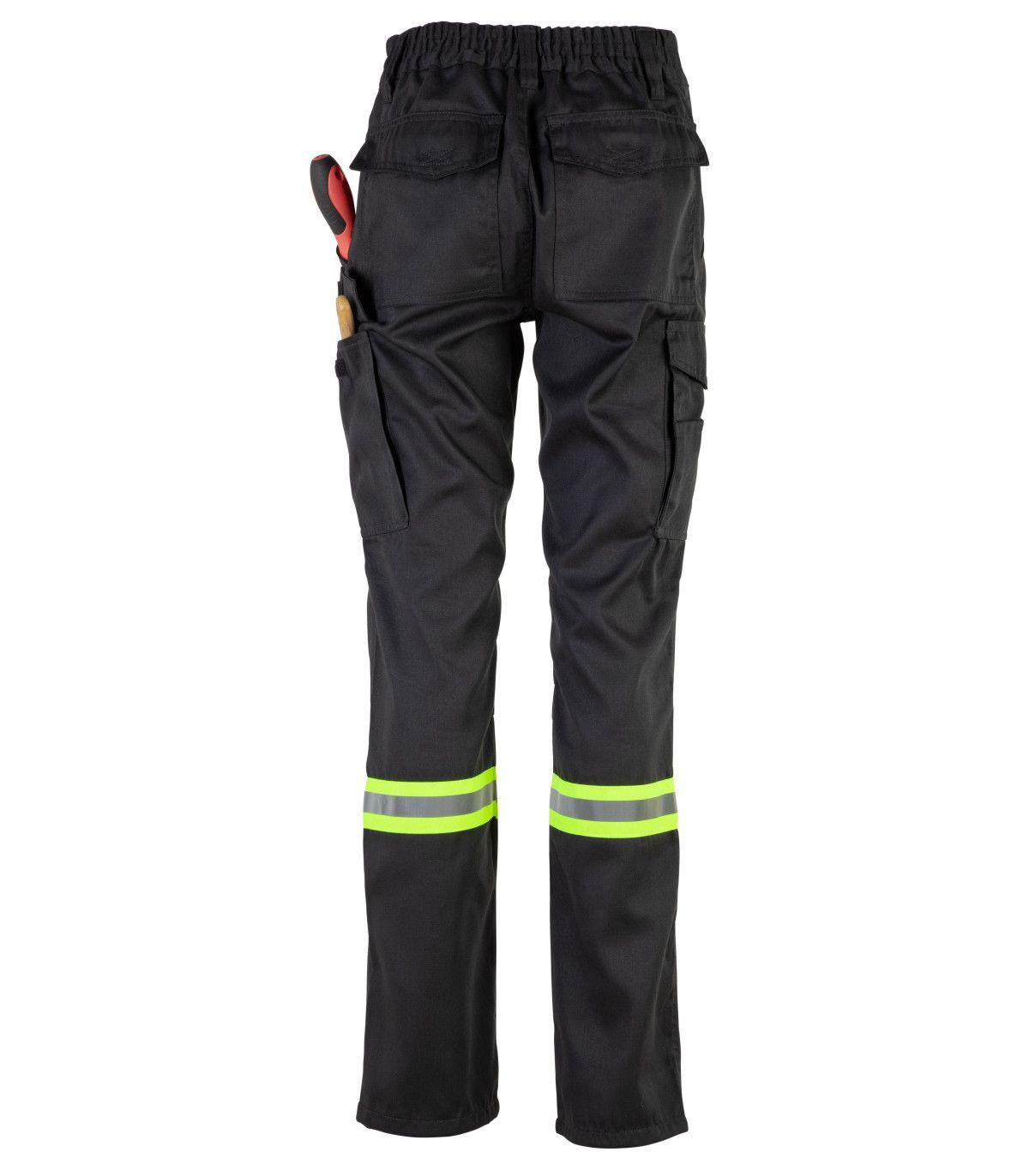  Pantalón Gabardina Dual Hi-Vis Con Cinta Día/Noche Hombre-2