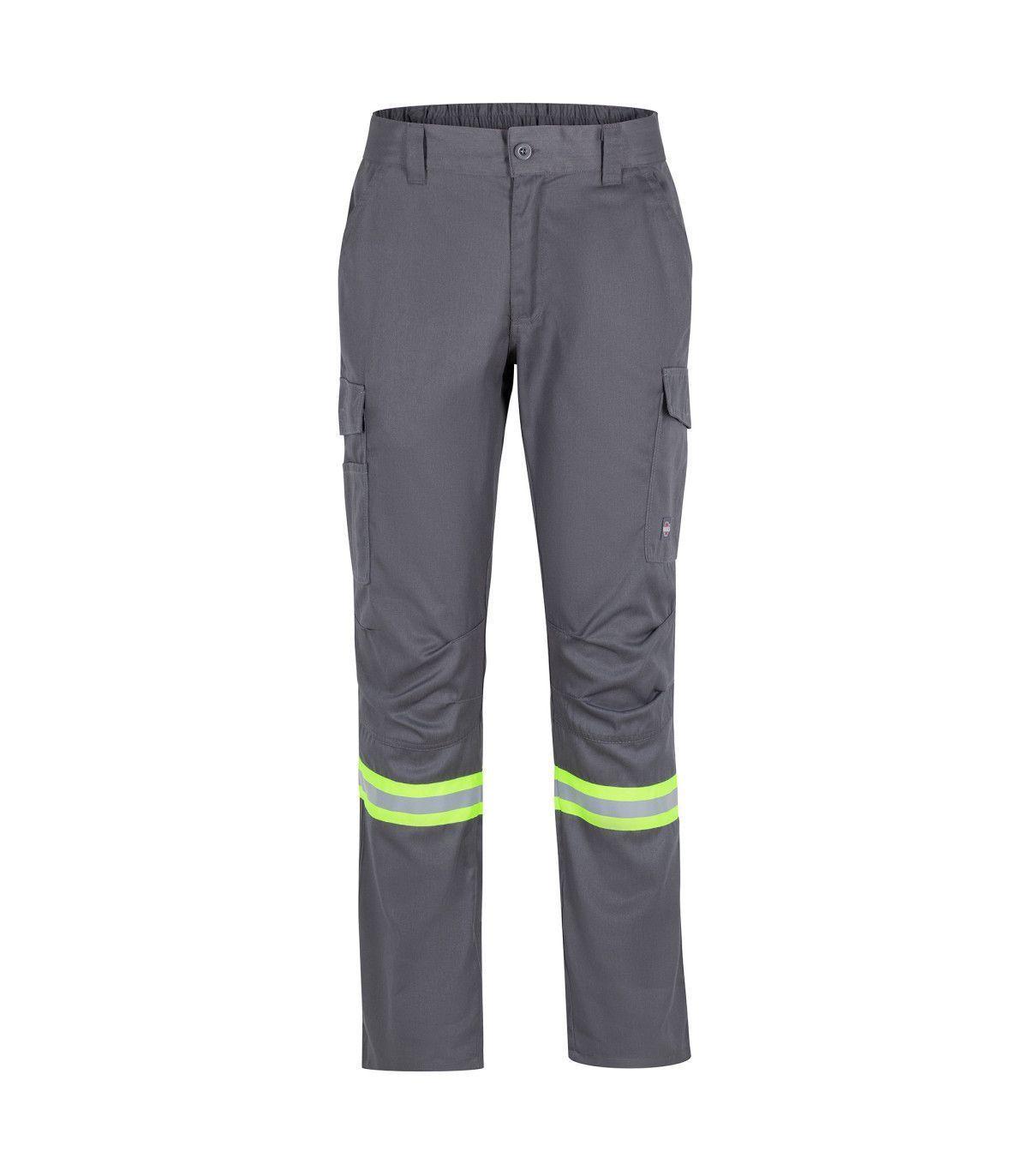  Pantalón Hombre Cargo Gabardina Dual Hi-Vis Con Cinta Día/Noche -0