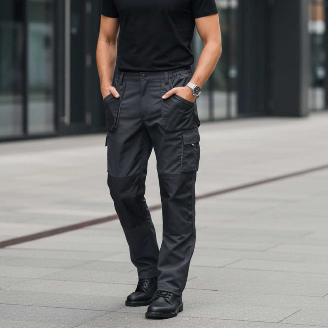 Pantalón Actium Canvas Hombre Triple Costura Reforzada-1