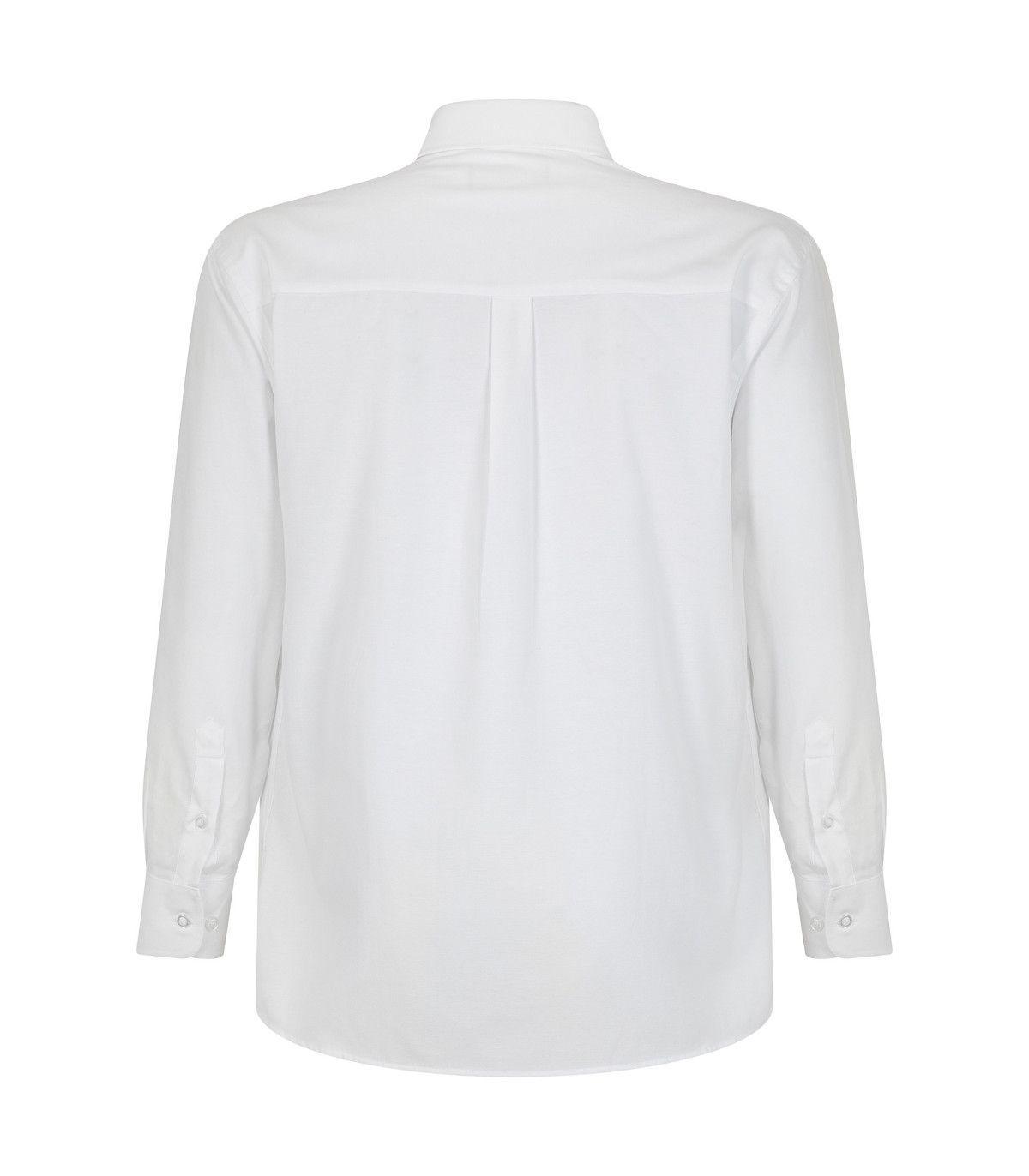 Camisa Oxford Hombre Manga Larga Clásica Trabajo Formal-1