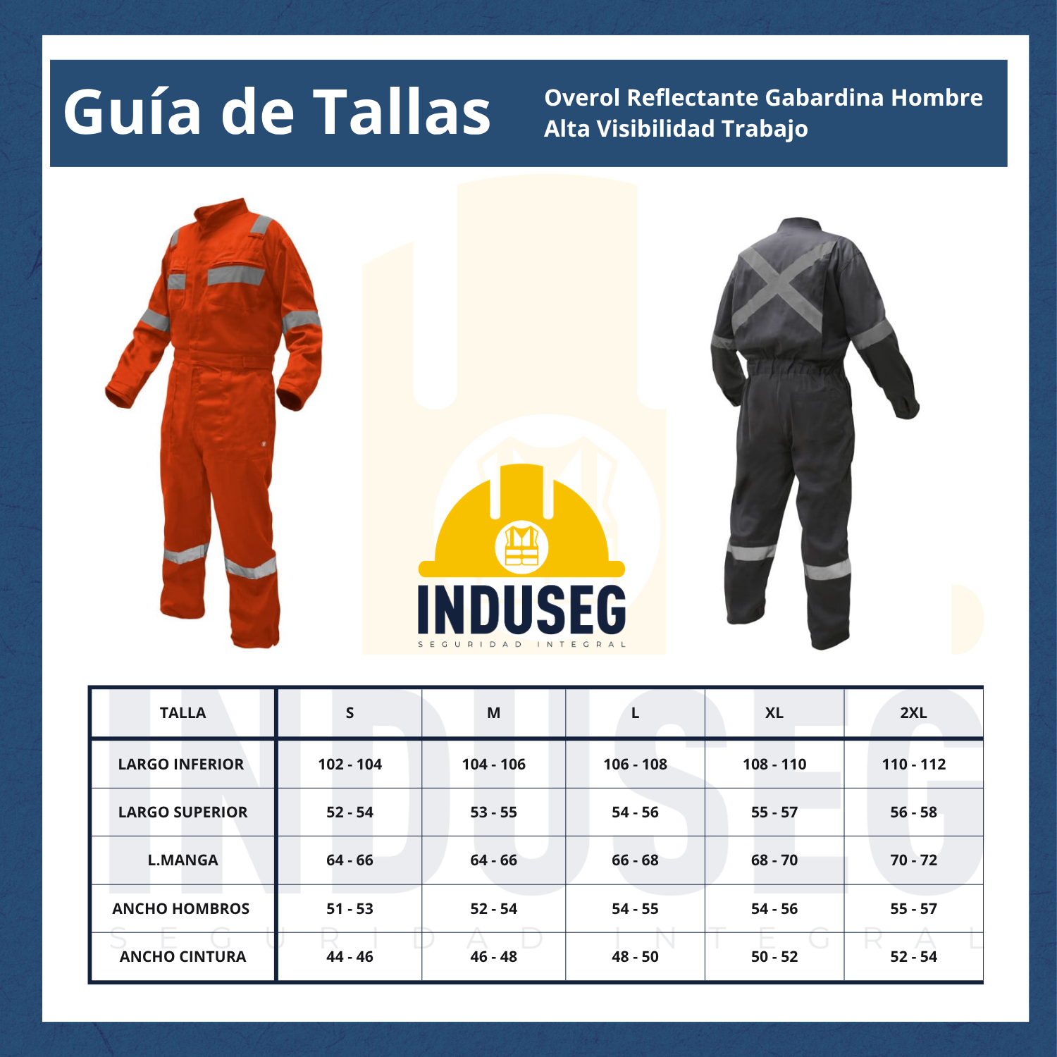 Overol Gabardina Practical Line Hombre-3