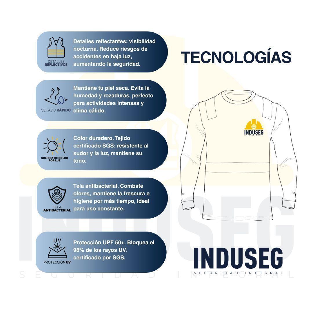 Polera Híbrida Reflectante Manga Larga UPF50+ Antibacterial-6