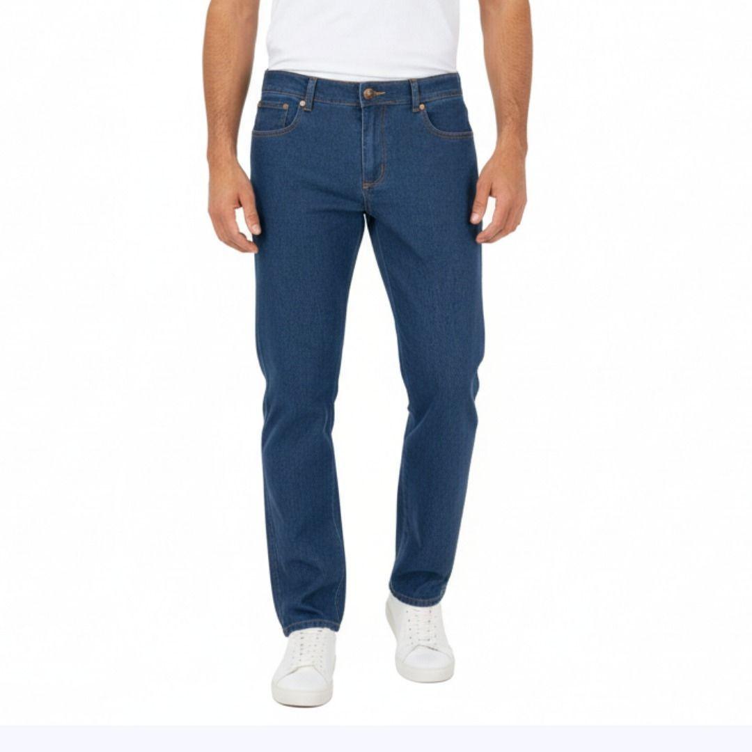 Jeans Hombre Denim Corte Recto Stretch Free Action Line-1