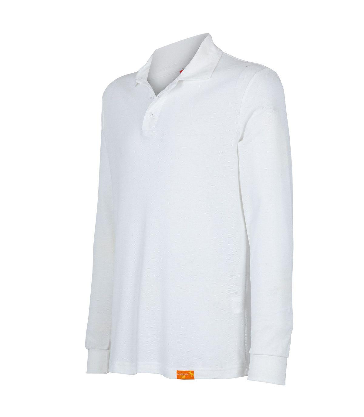  Polera Polo 60% Algodón Manga Larga Hombre-2