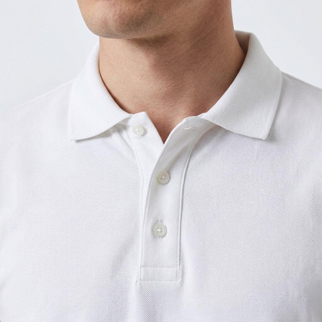 Polera Hombre Piqué Manga Larga Premium Casual Filtro UV-3
