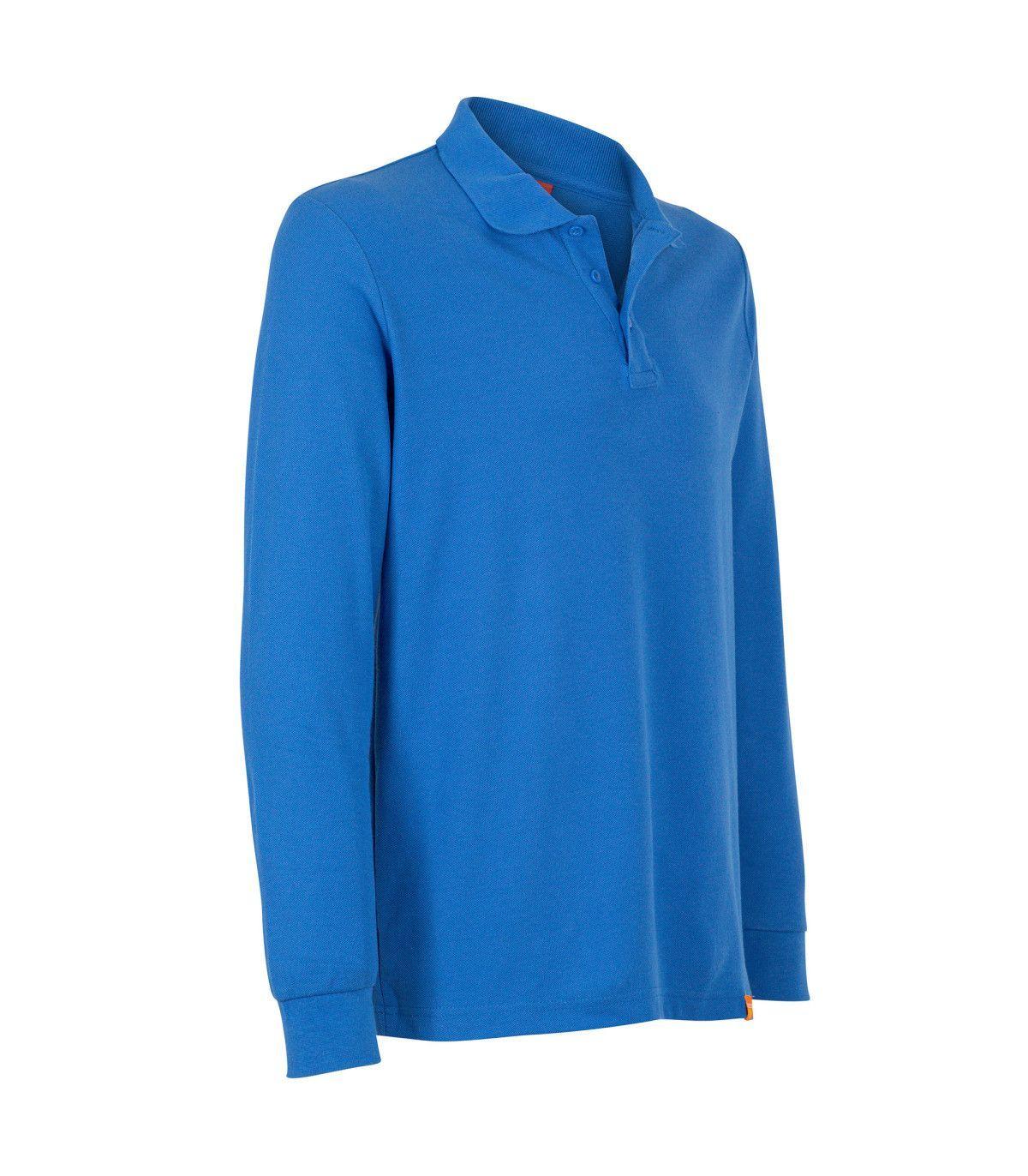 Polera Hombre Piqué Manga Larga Premium 60/40 Ideal Para Bordar-2