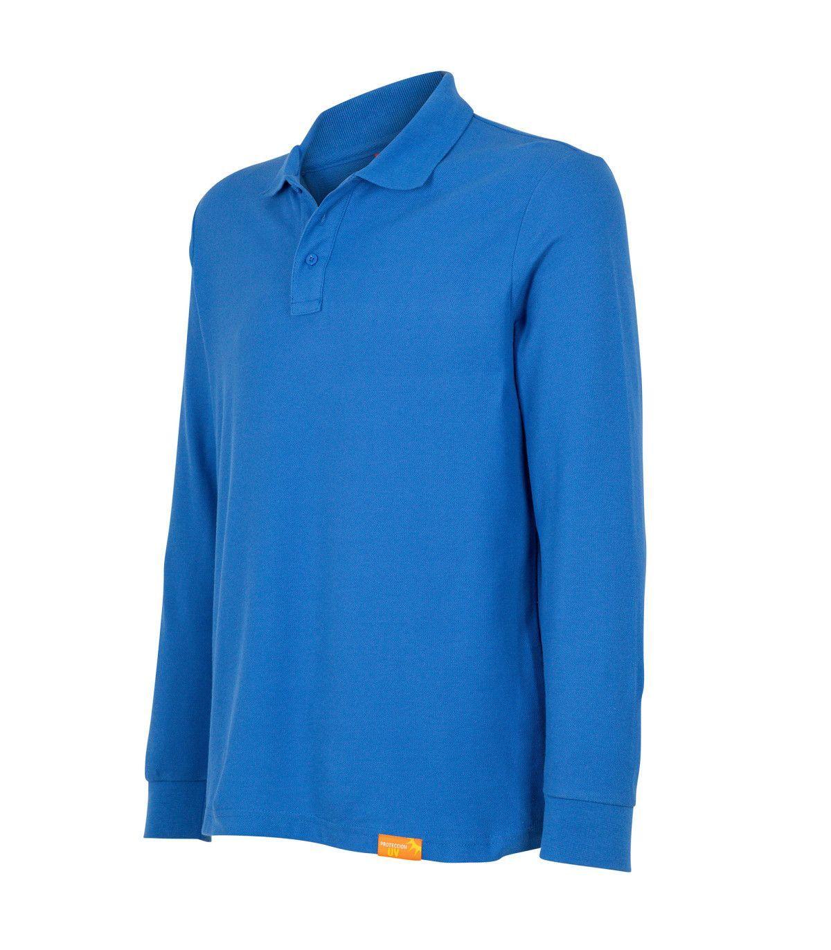 Polera Hombre Piqué Manga Larga Premium 60/40 Ideal Para Bordar-3