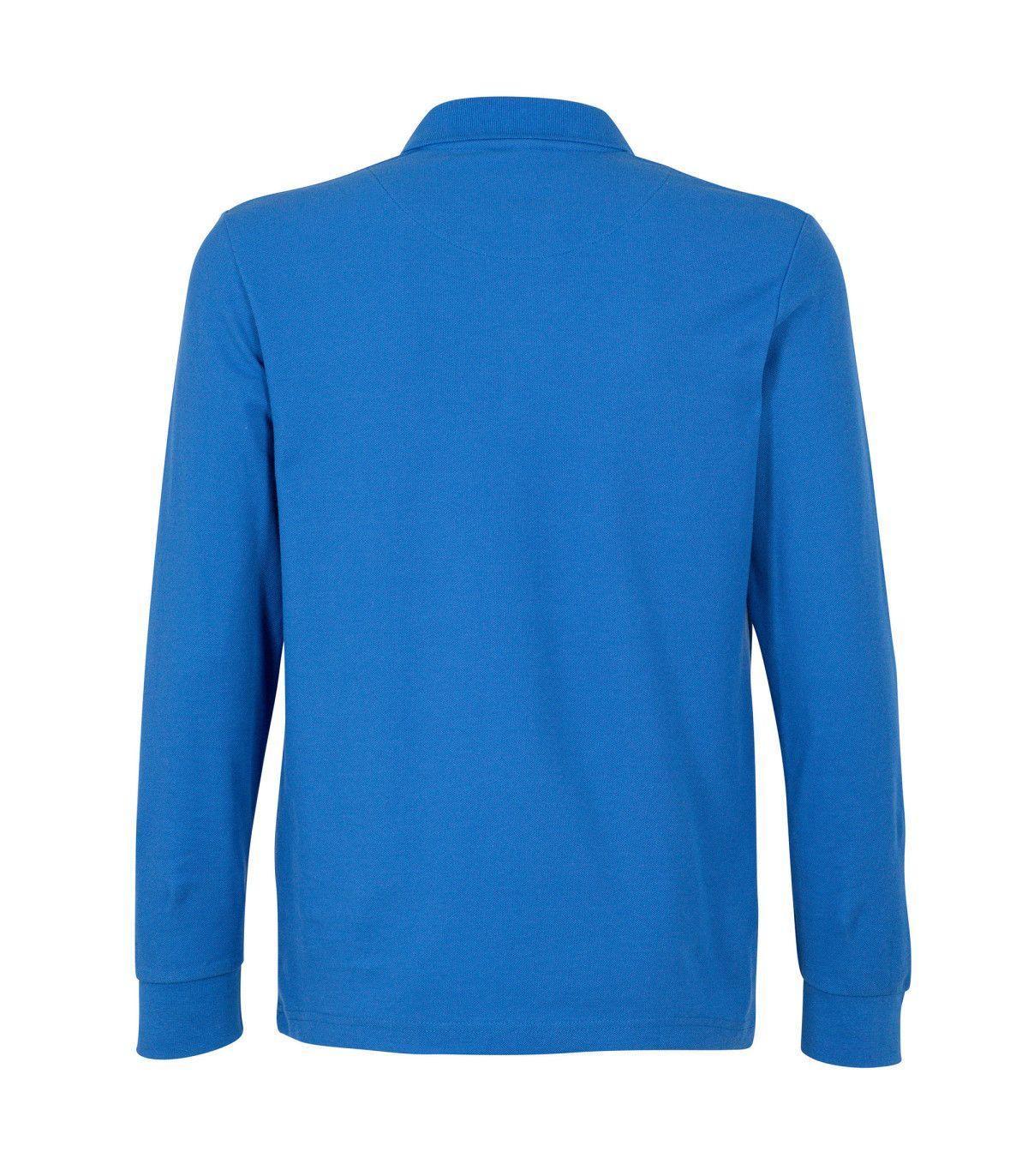 Polera Hombre Piqué Manga Larga Premium 60/40 Ideal Para Bordar-4