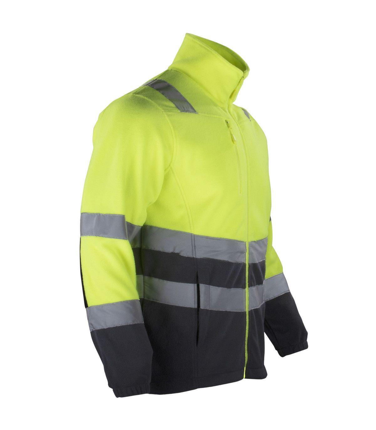 Micropolar Hi-Vis Clase 2 Bi-Color Manga Larga Hombre-2