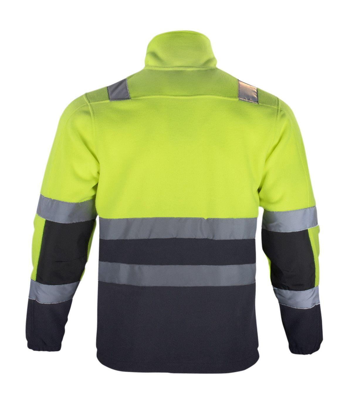 Micropolar Hi-Vis Clase 2 Bi-Color Manga Larga Hombre-3